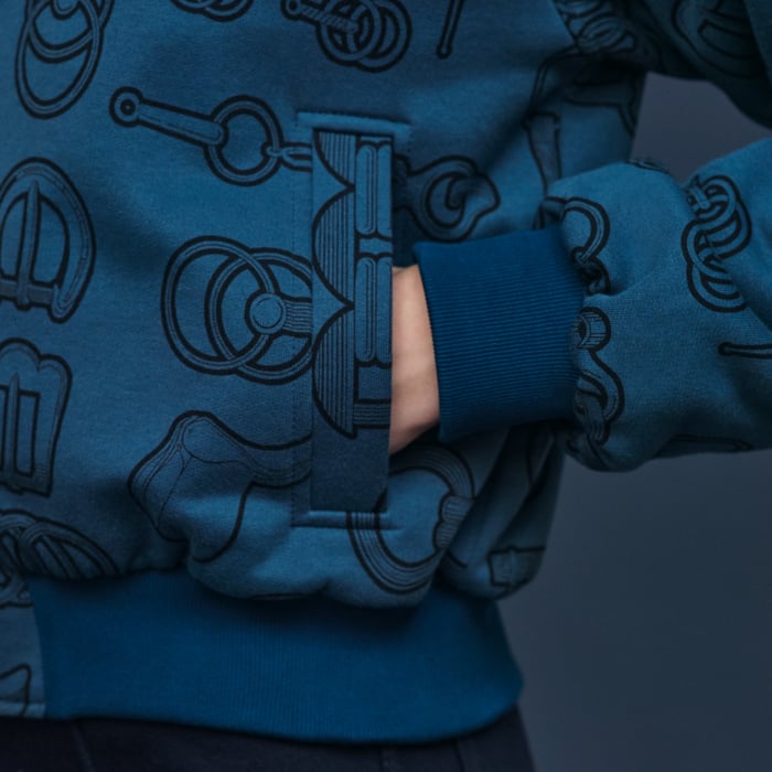 Bleu Canard "Cahier Du Colporteur" Reversible Jacket