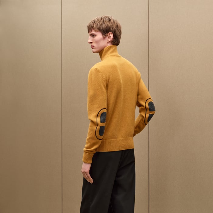Cumin "Maillon Chaine d'Ancre" Zipped Cashmere Jacket