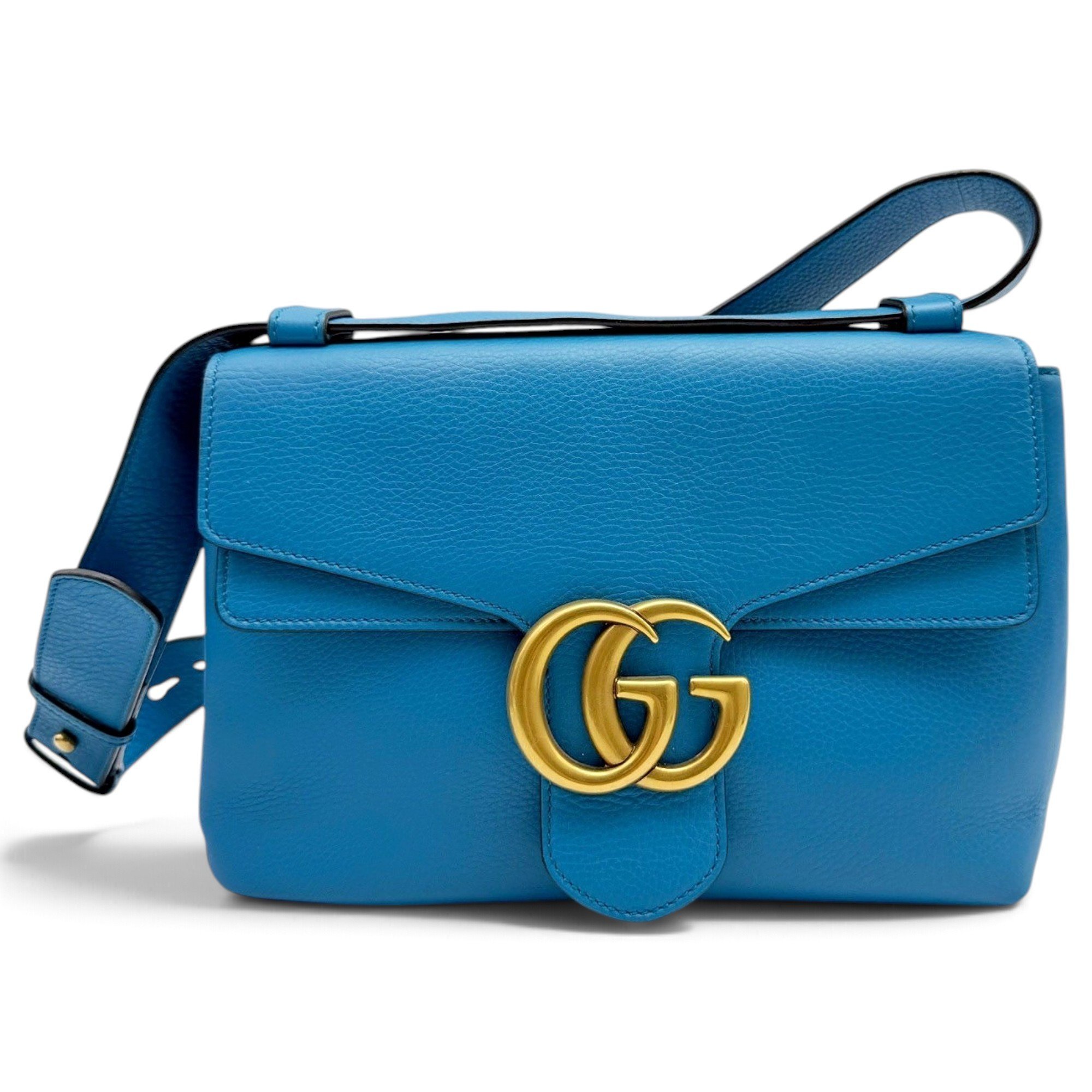 GG Marmont Flap leather handbag