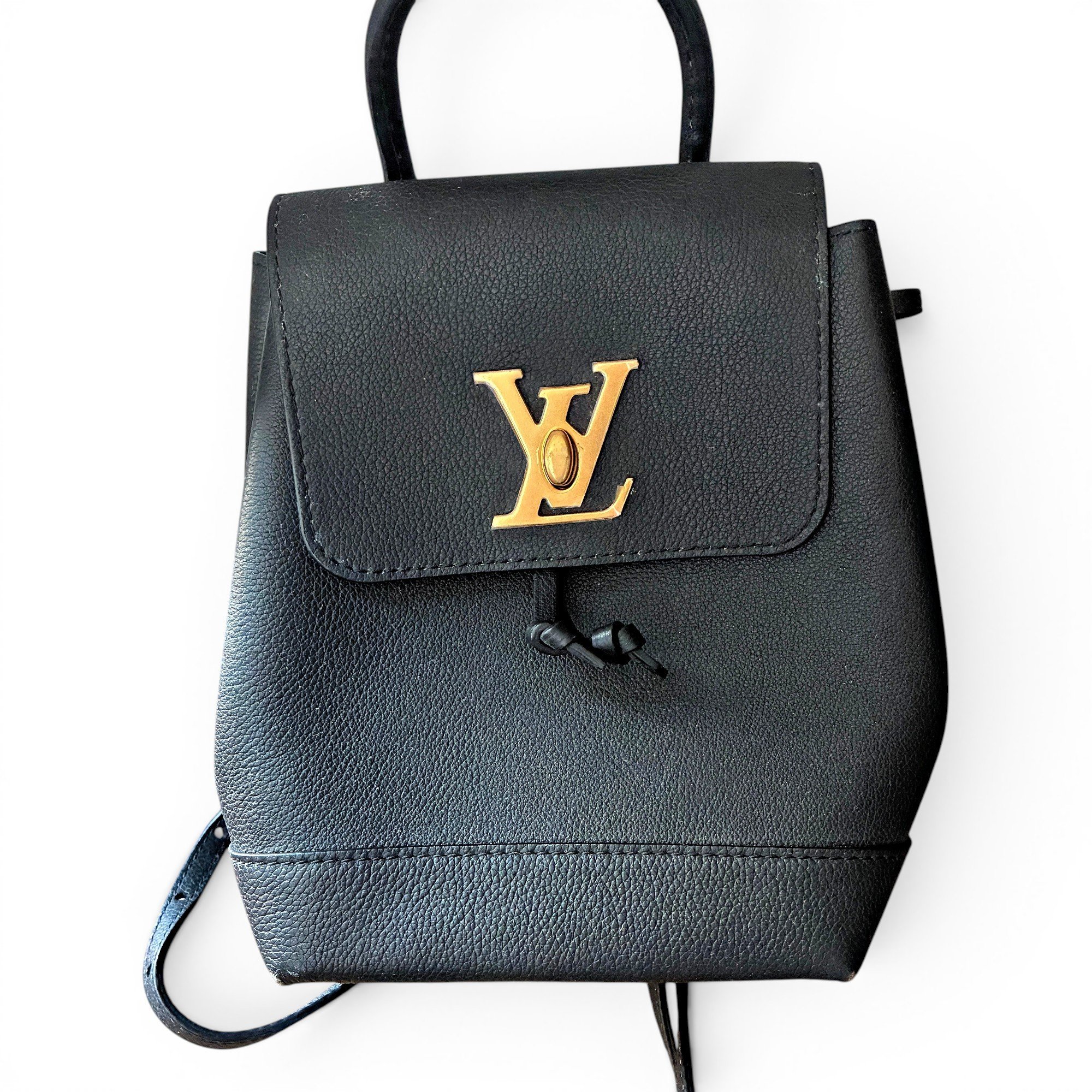 Lockme Bucket leather mini bag