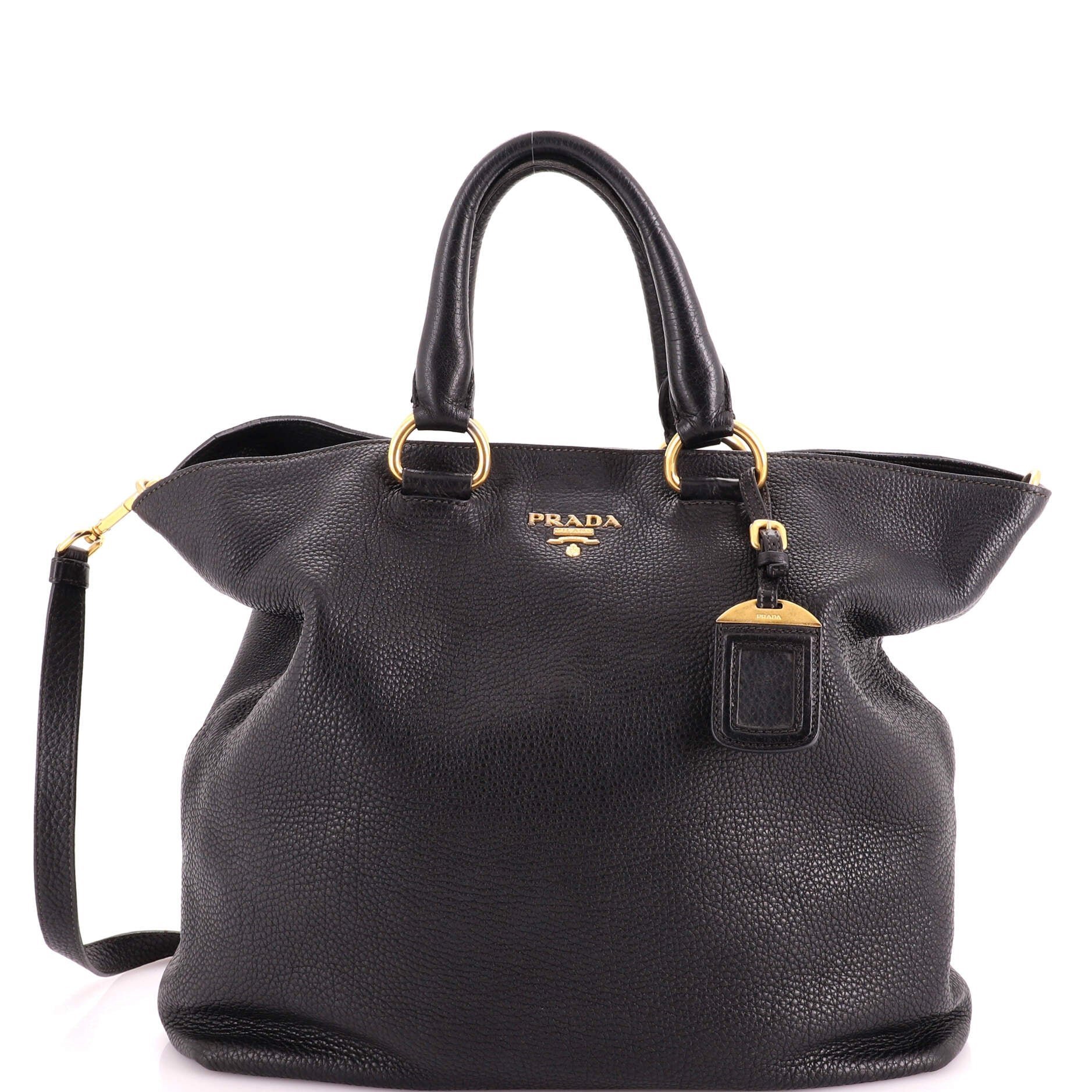 Leather tote