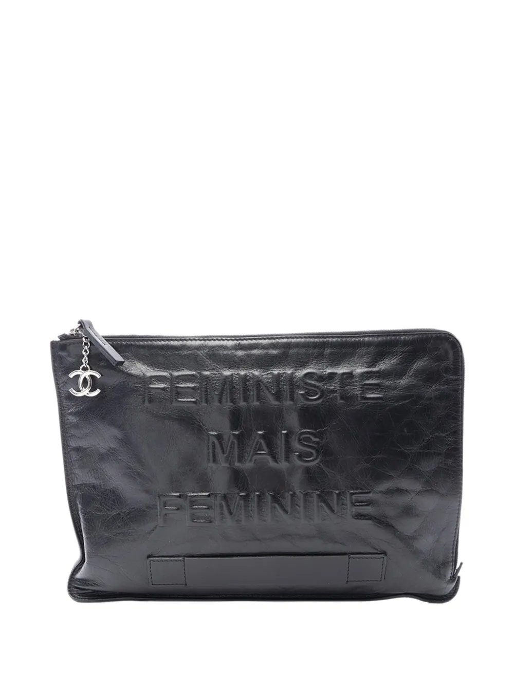 2014-2015 Large Calfskin Feministe Mais Feminine Pouch clutch bag