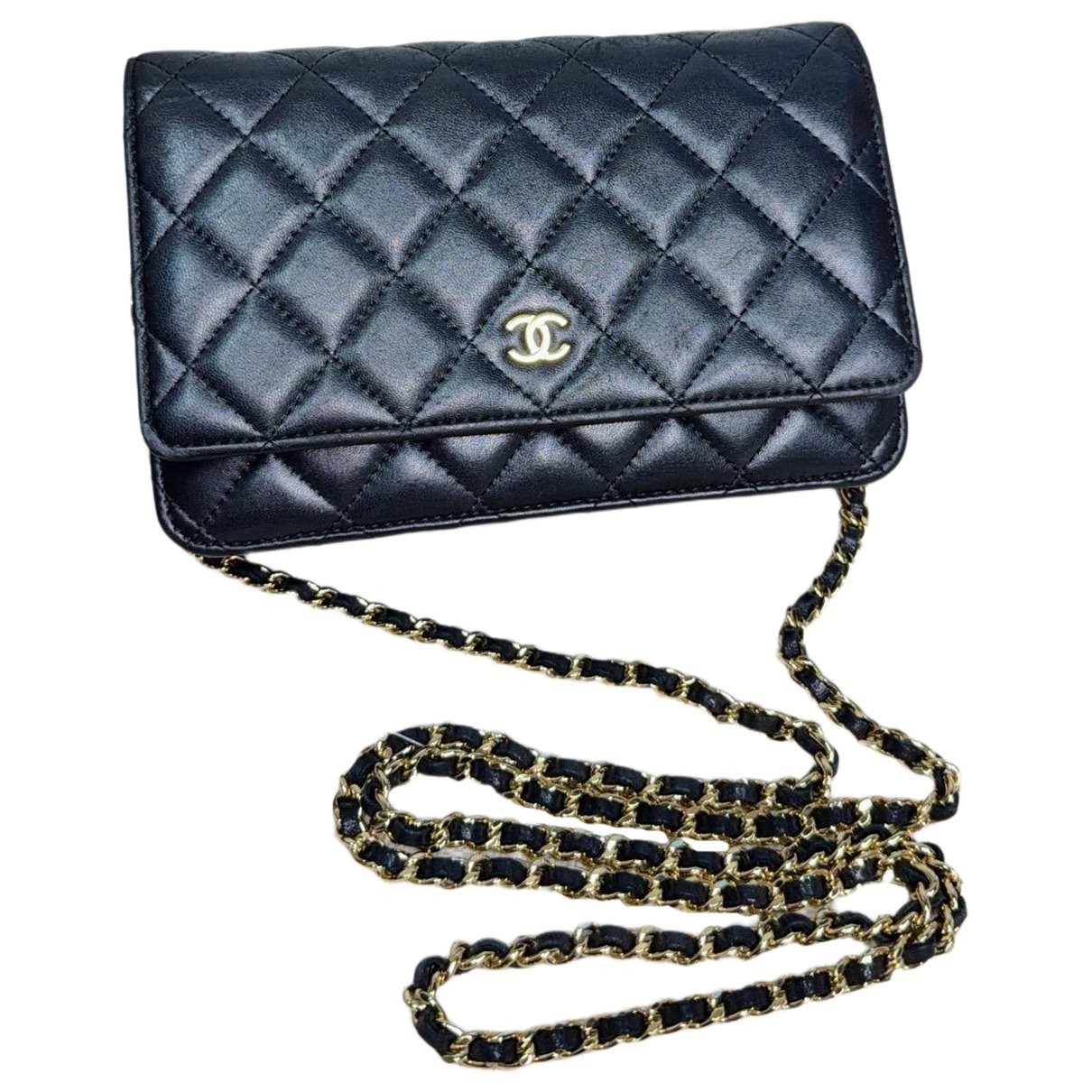 Wallet On Chain Timeless/Classique leather crossbody bag