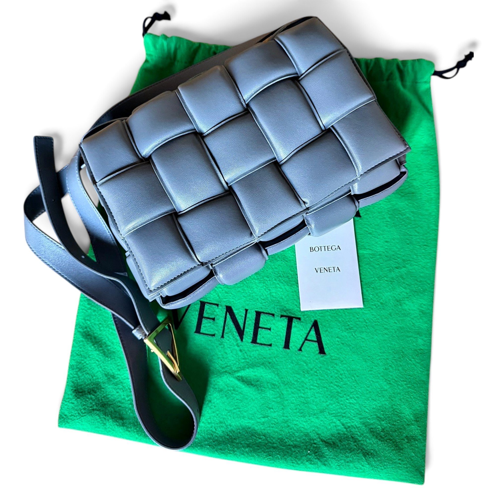 Cassette Padded leather crossbody bag