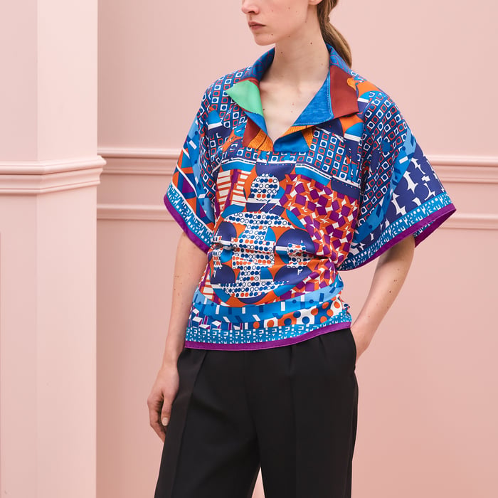 Random Surprise Petit H Silk Tunic