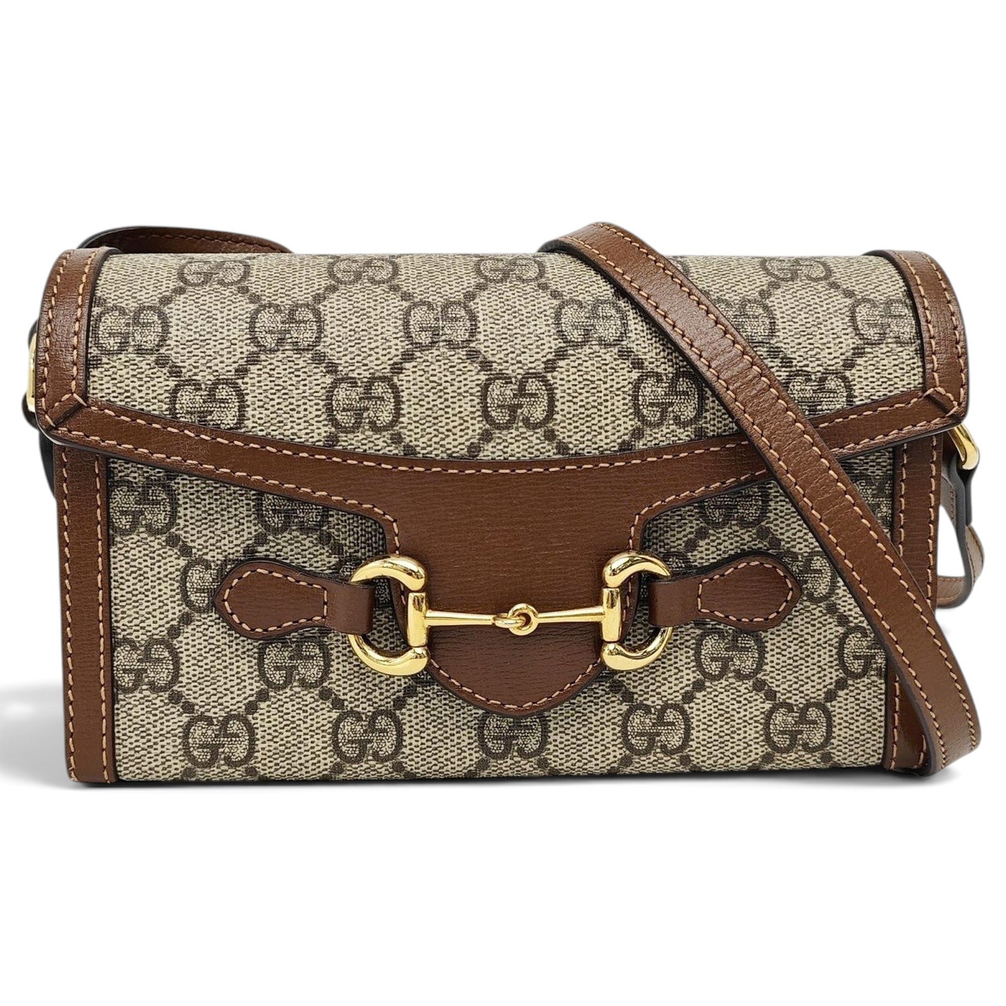 Handle Horsebit 1955 leather handbag