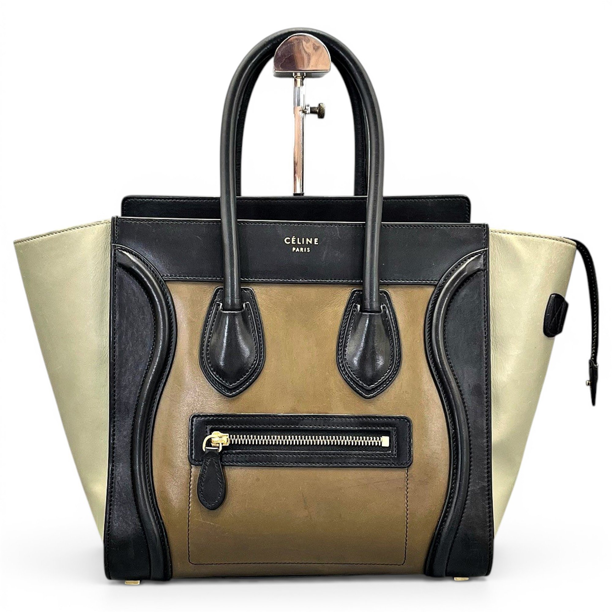 Luggage leather handbag