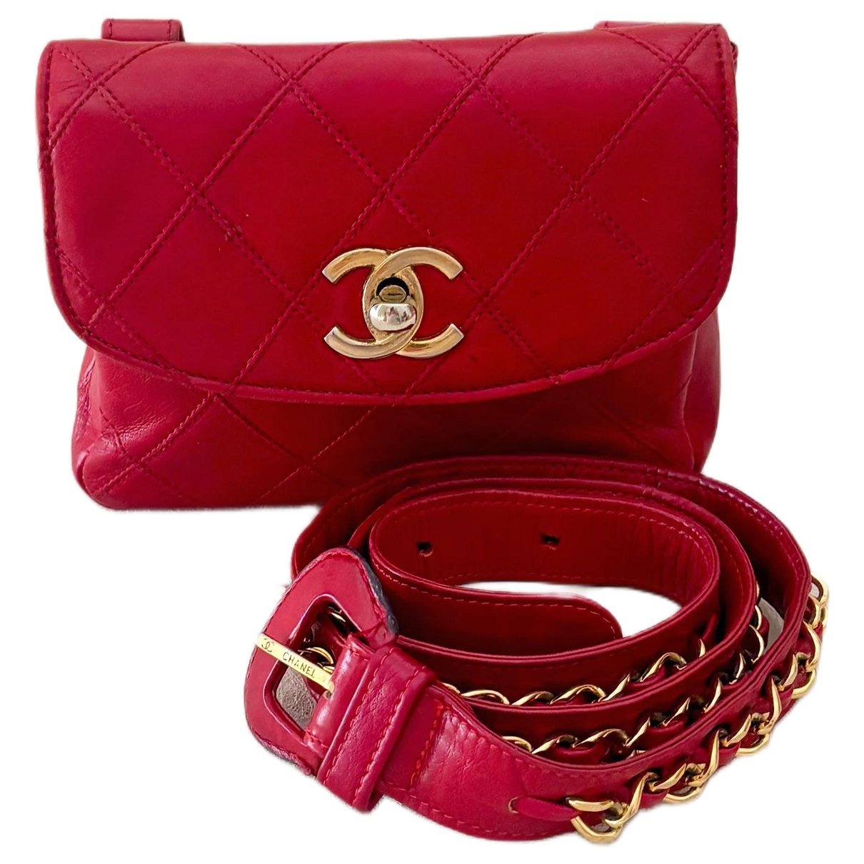 Leather mini bag
