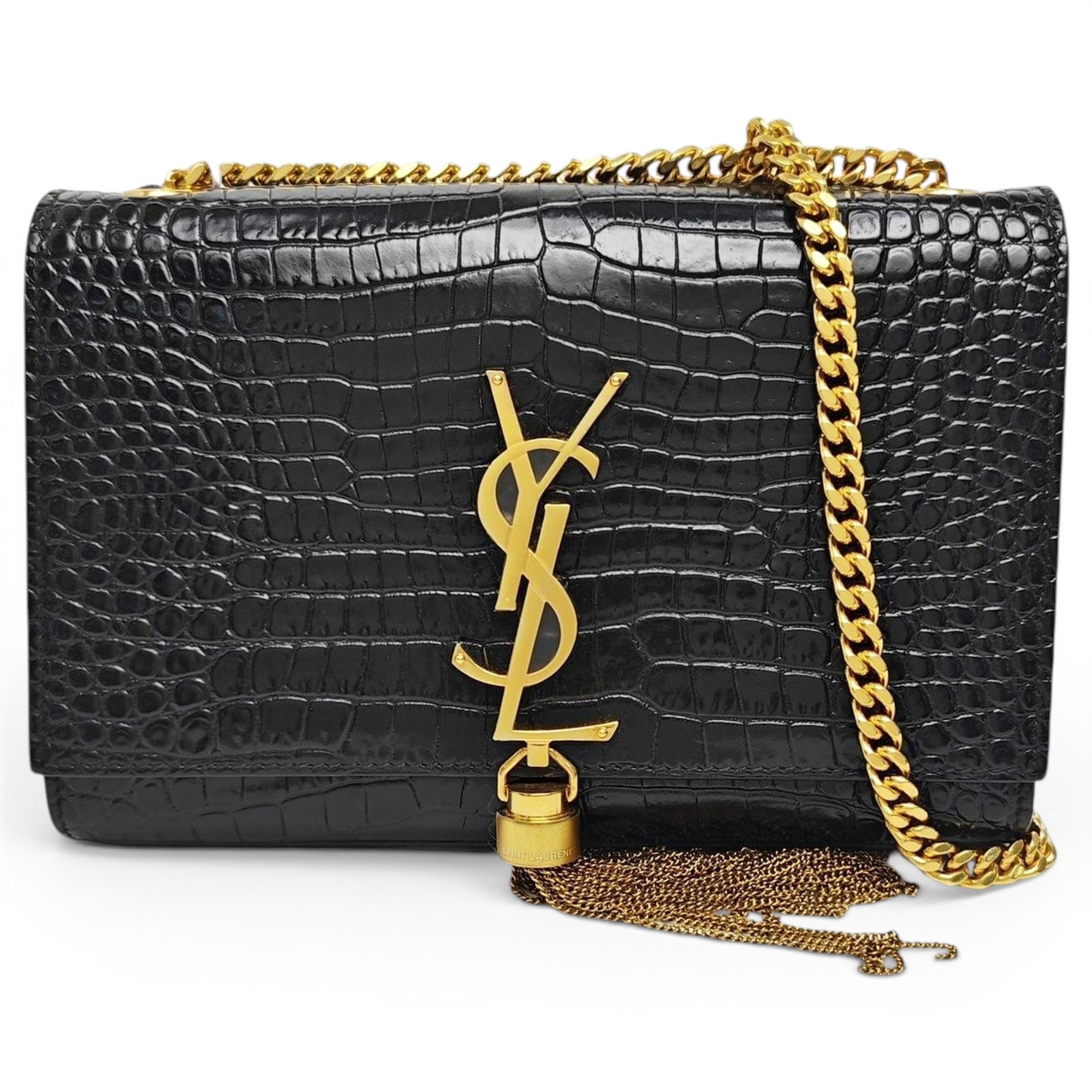 Saint Laurent Kate monogramme leather handbag