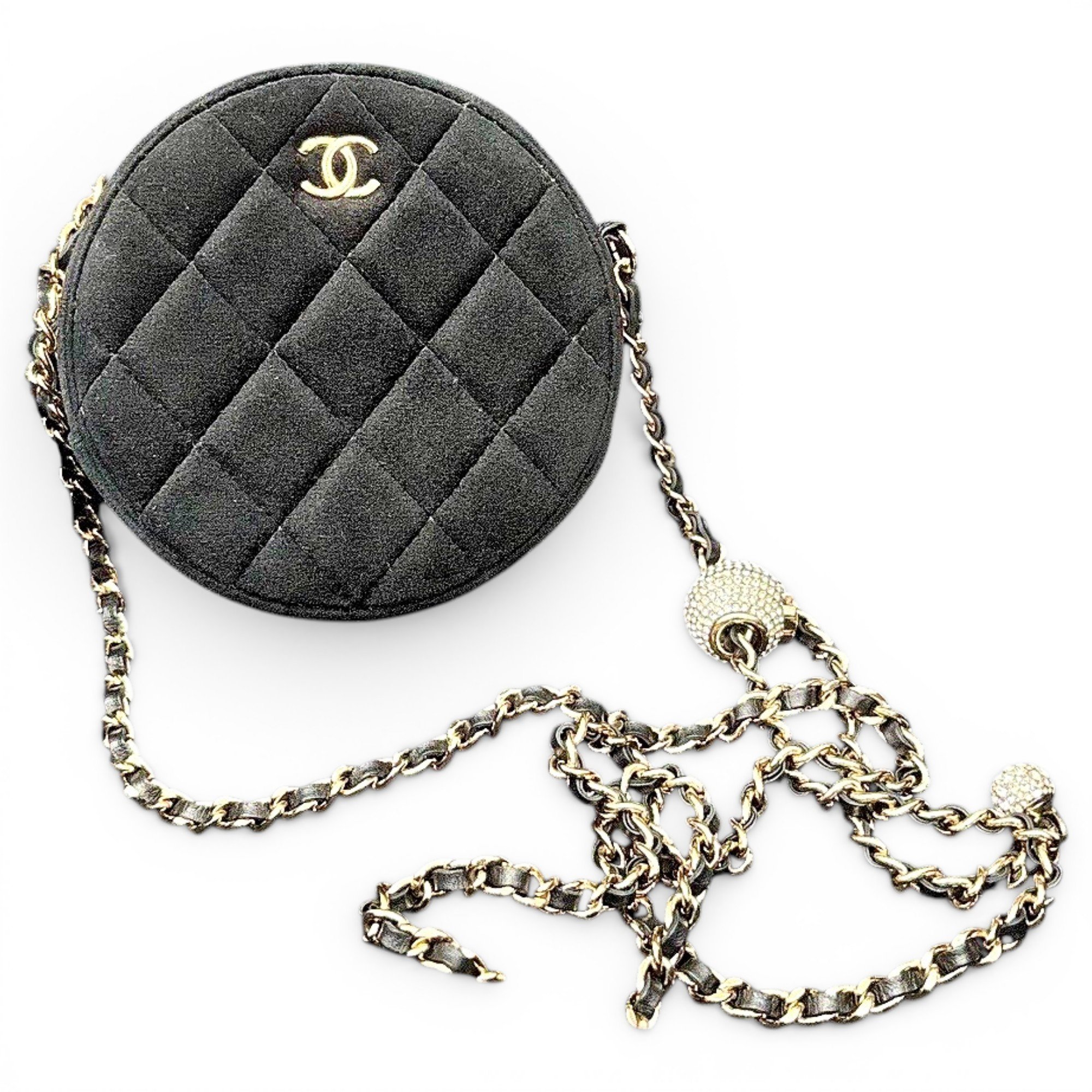 Trendy CC Vanity velvet handbag