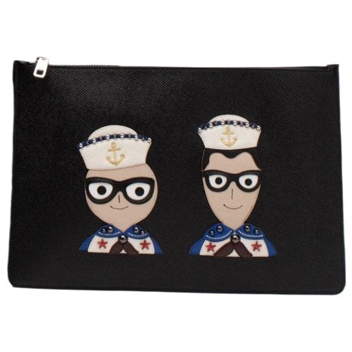 Dolce & Gabbana Leather clutch bag