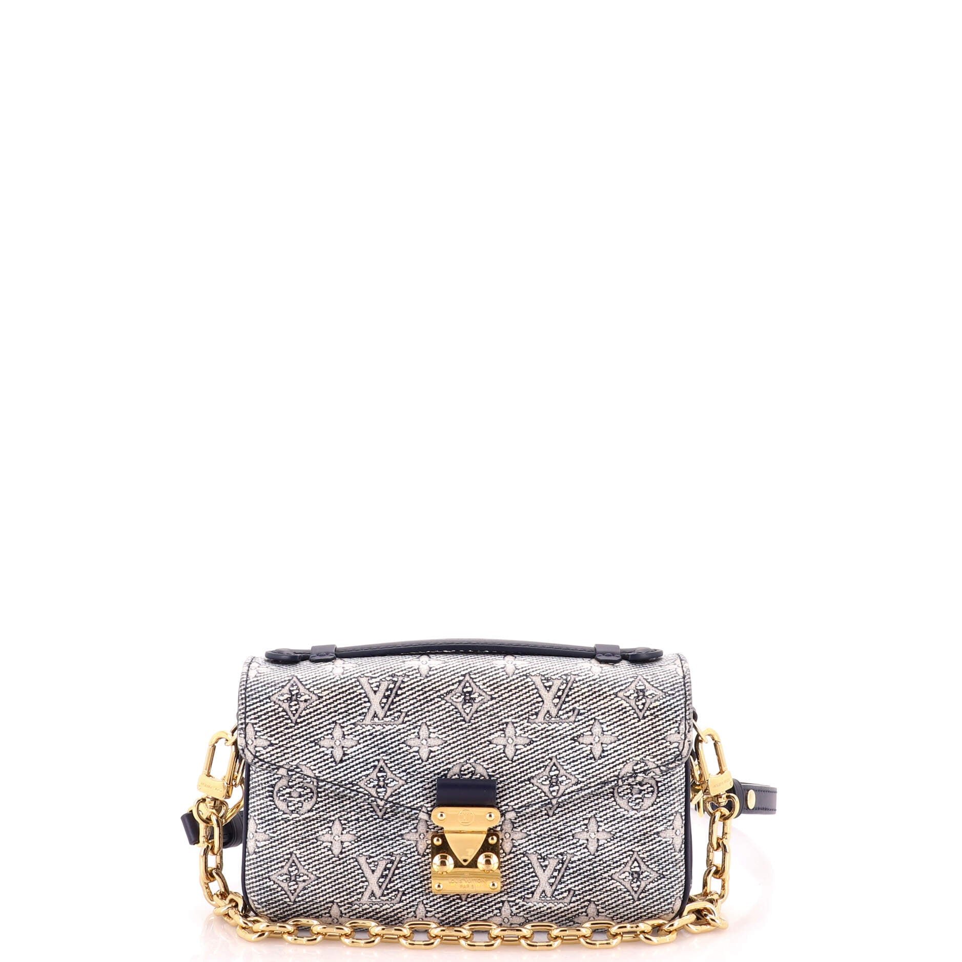 Pochette Metis Monoglam Jacquard Canvas East West