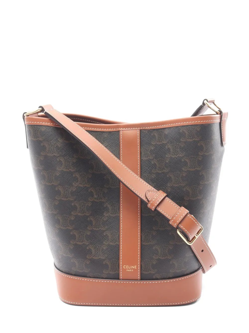 Triomphe small bucket shoulder bag
