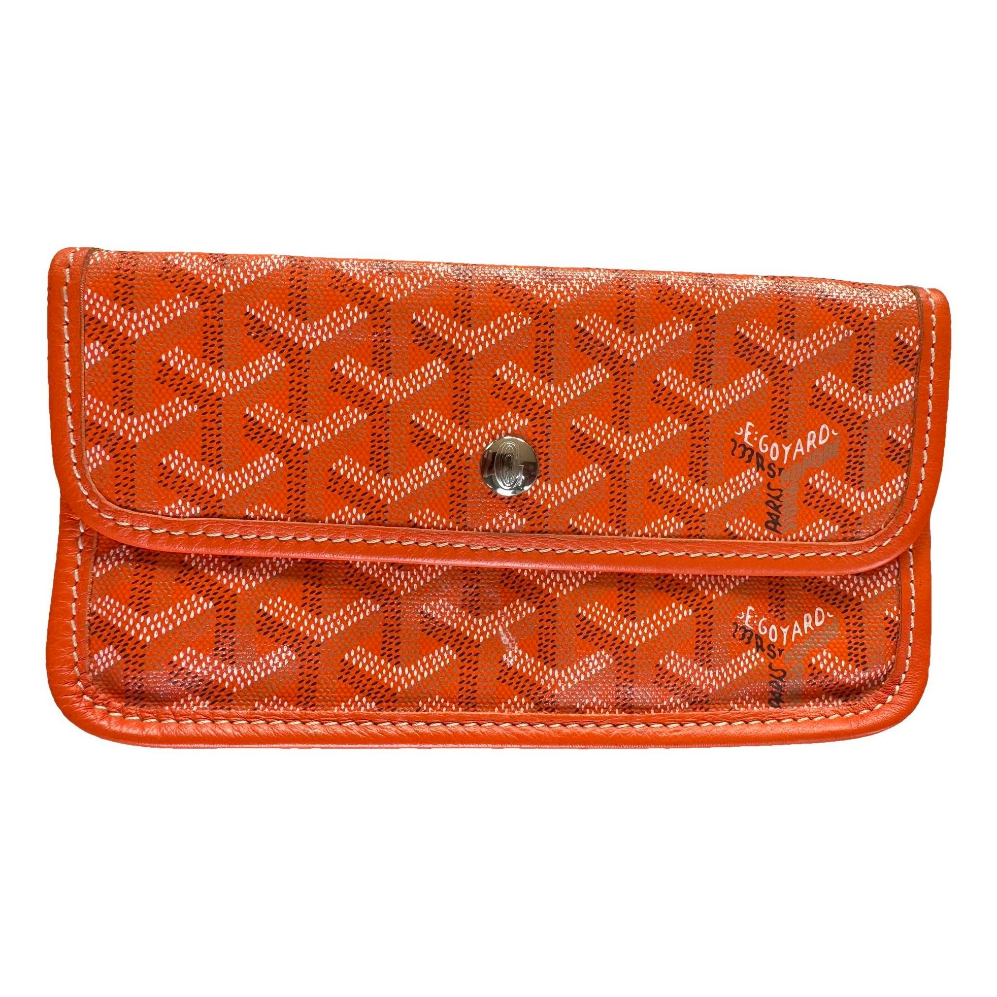 Goyard Sainte-Marie leather clutch bag