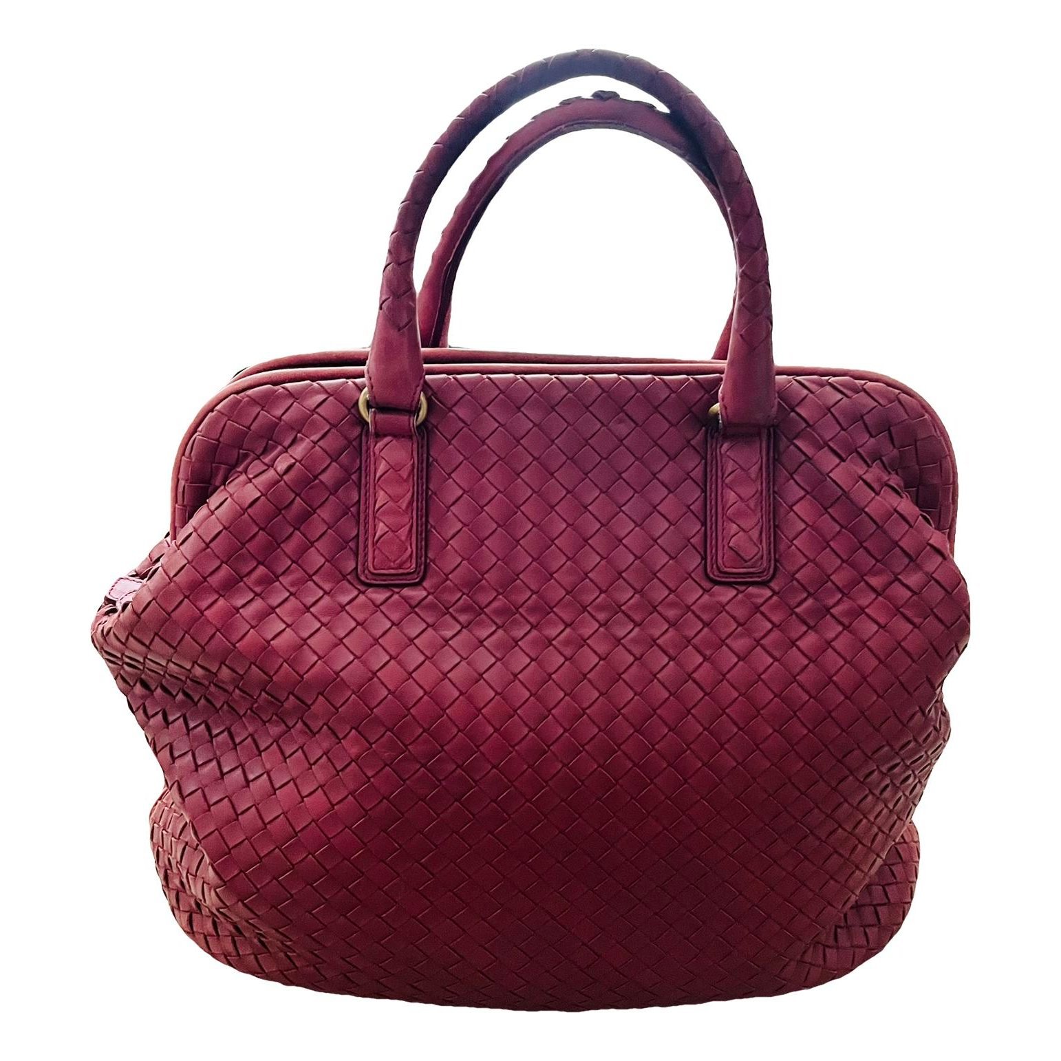 Leather tote