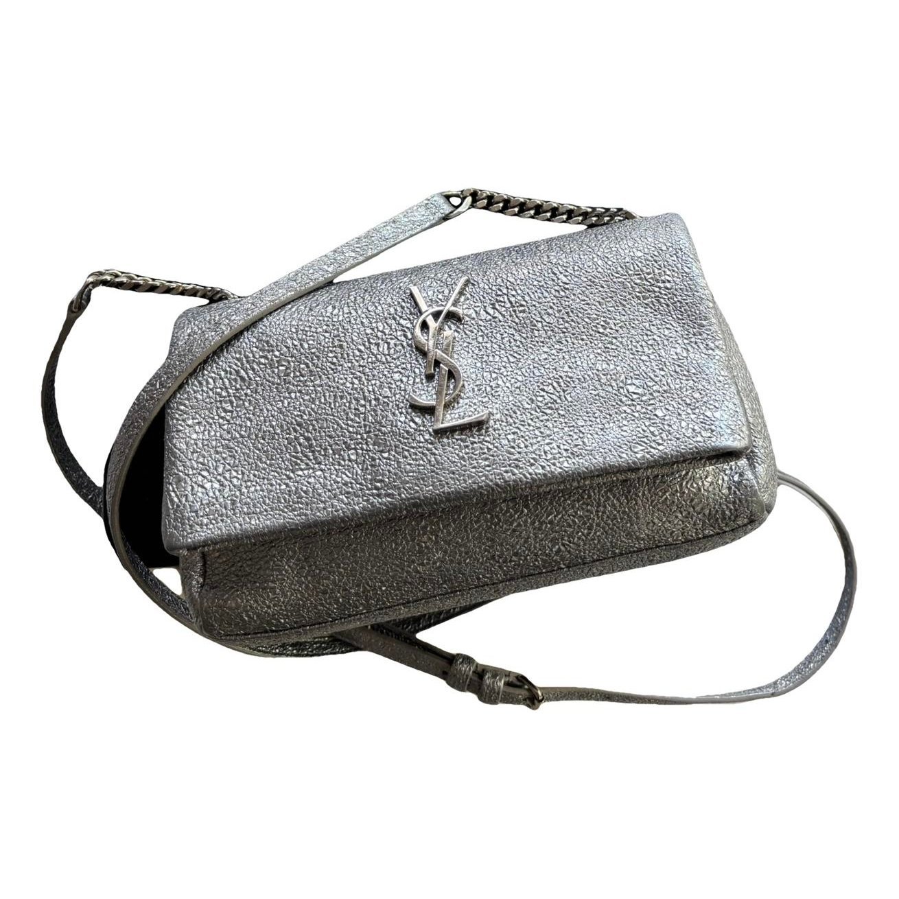 Leather clutch bag