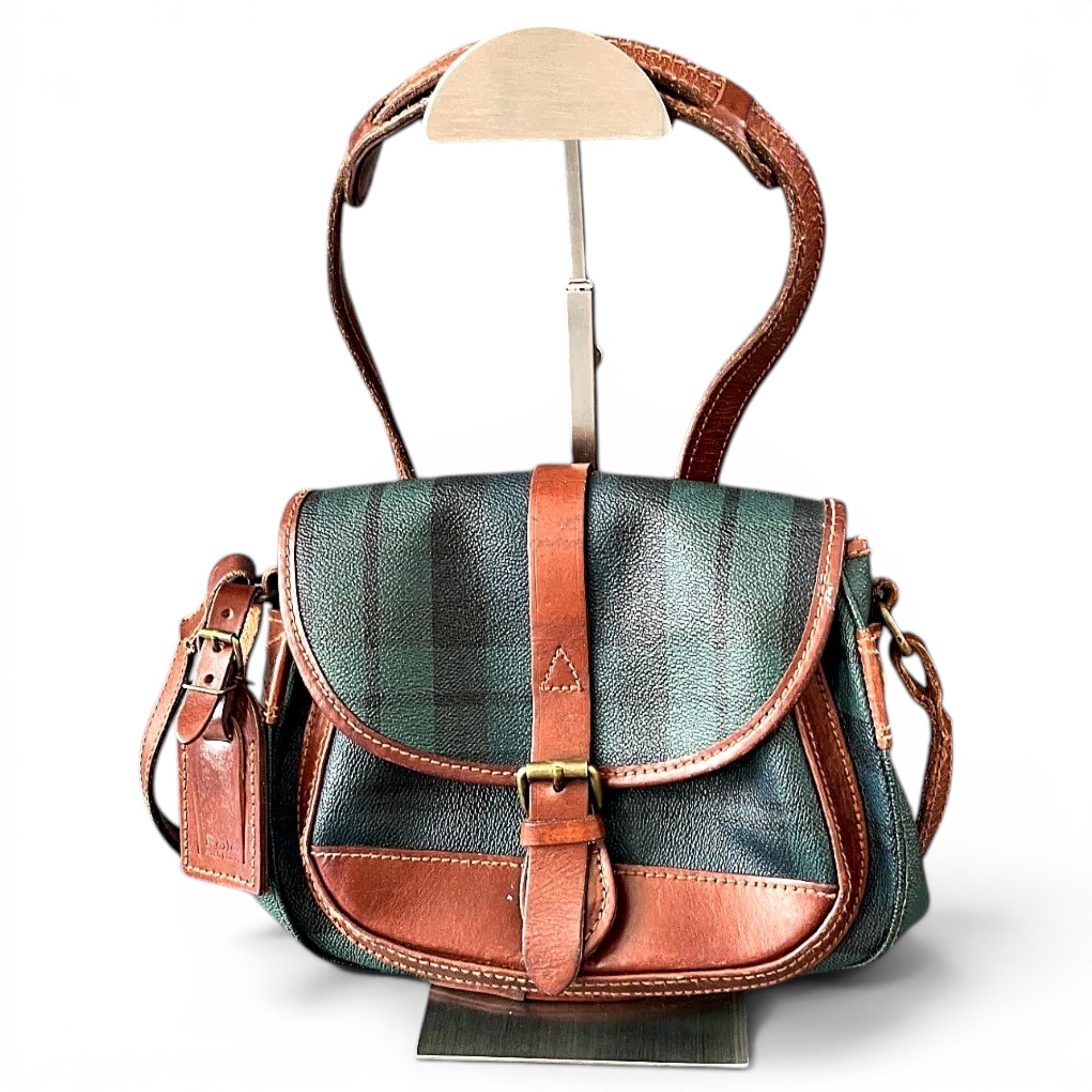 Leather crossbody bag