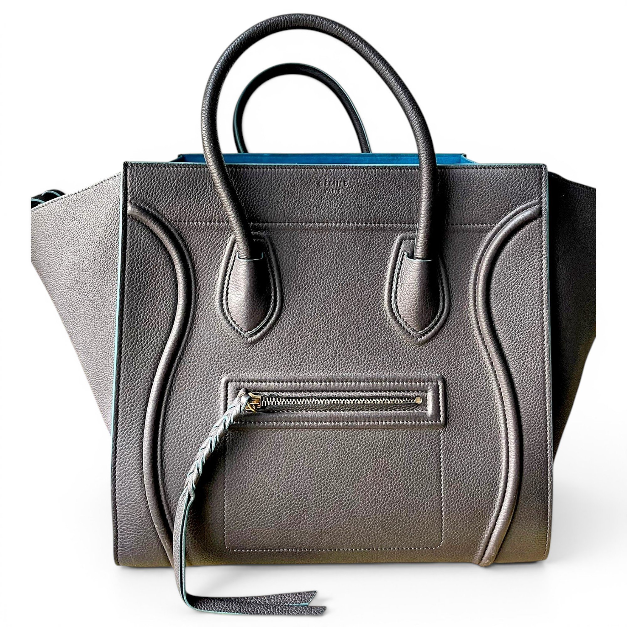 Luggage leather handbag