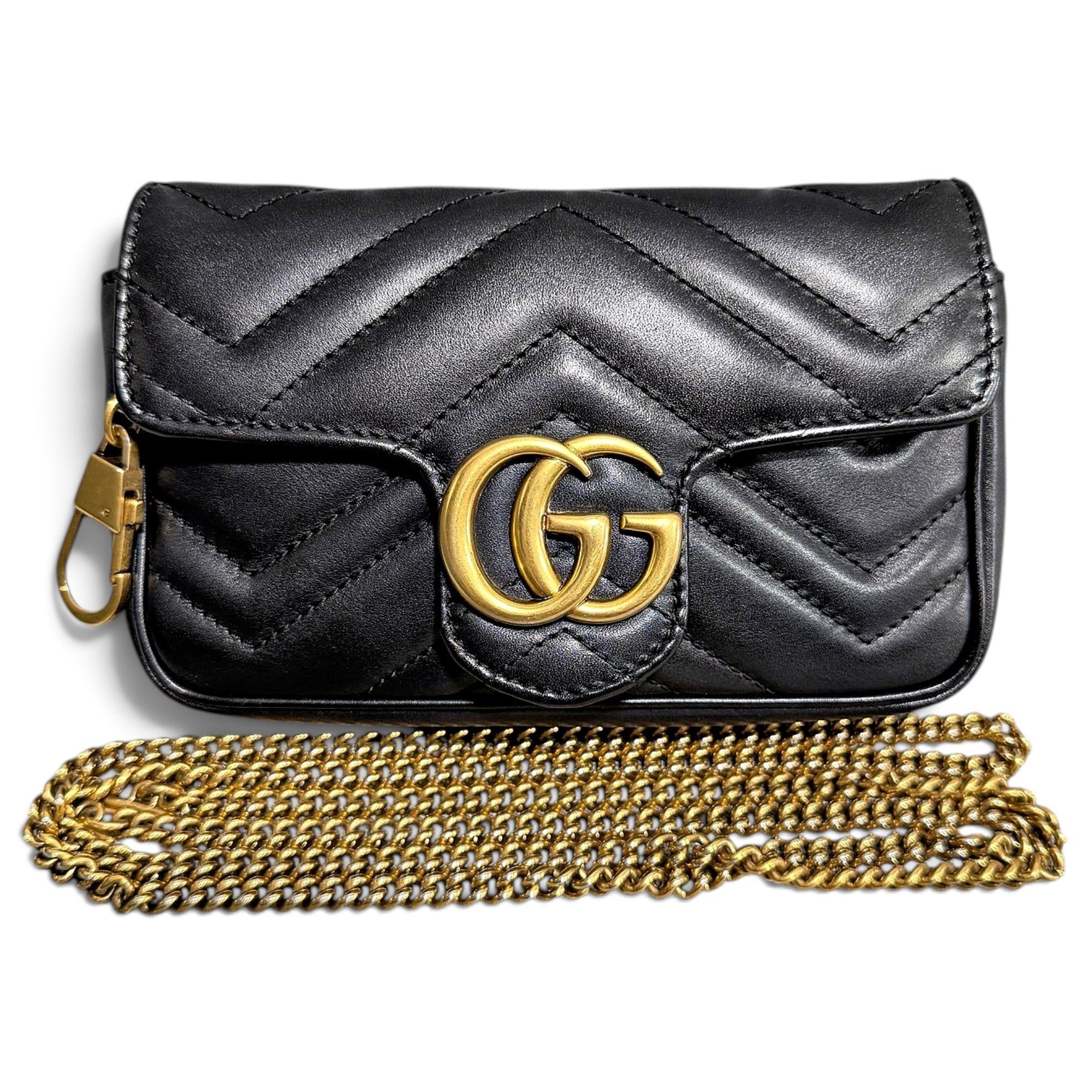 GG Marmont Flap leather handbag