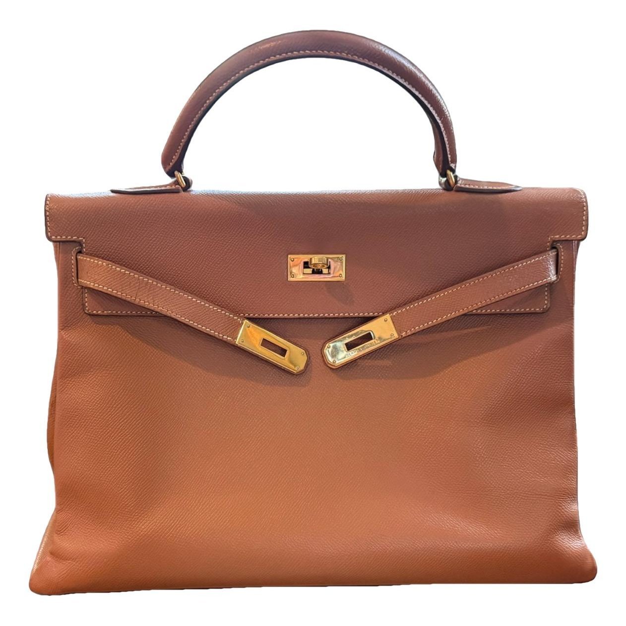 Kelly 35 leather handbag