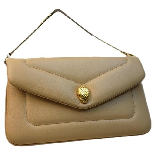 Serpenti leather handbag