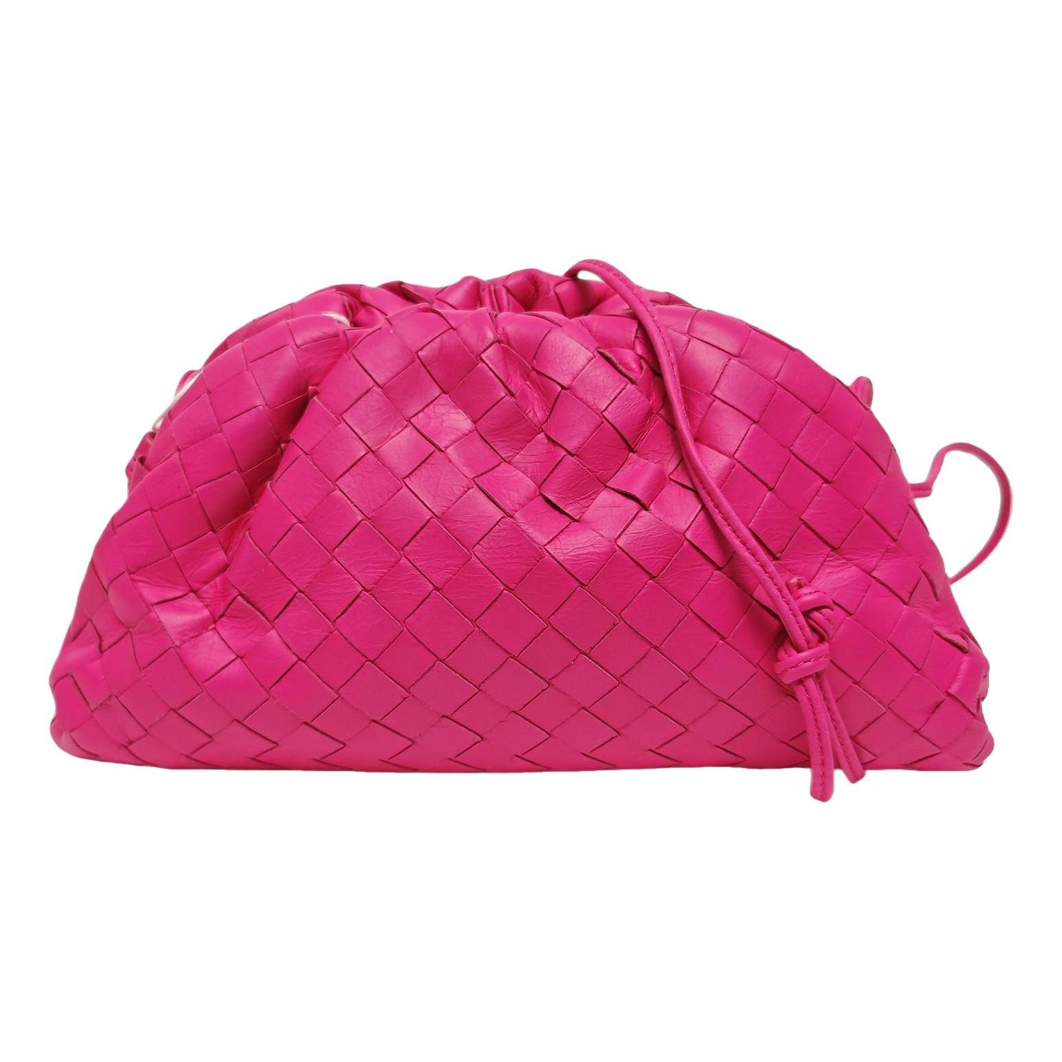 Pouch leather handbag
