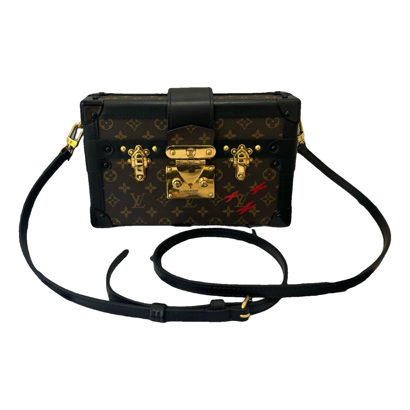 Louis Vuitton Petite Malle leather handbag