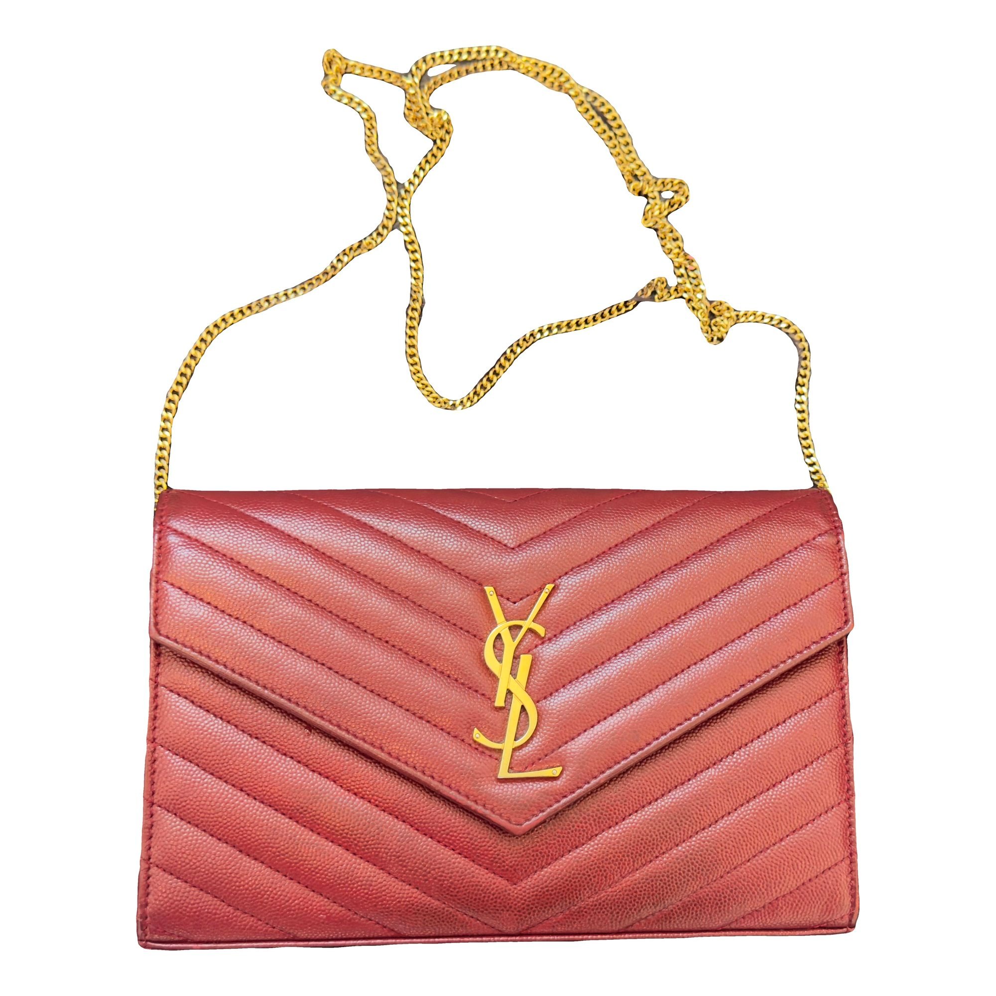 Envelope leather crossbody bag