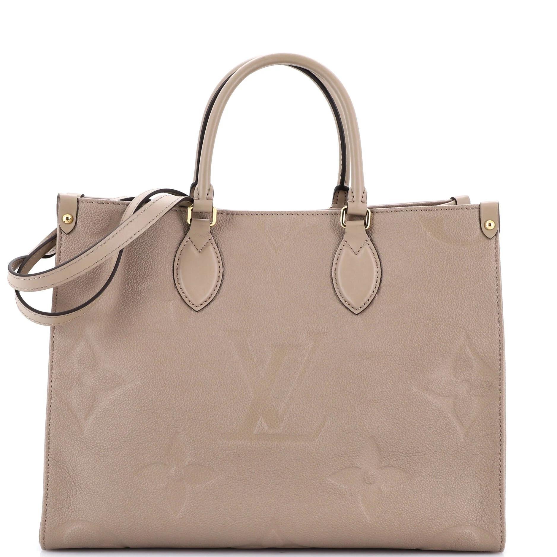 Leather tote
