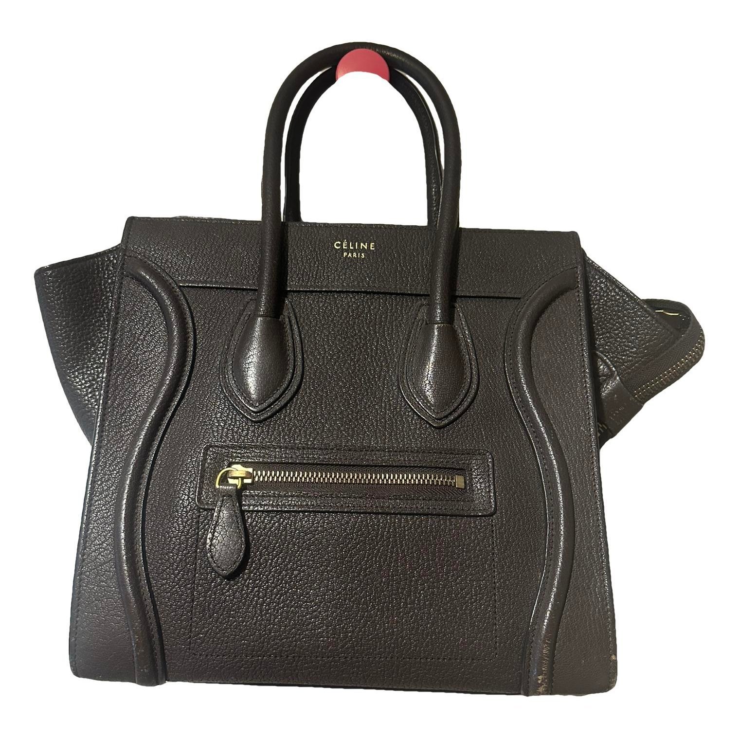 Luggage leather handbag
