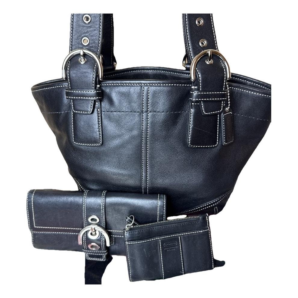 Leather handbag