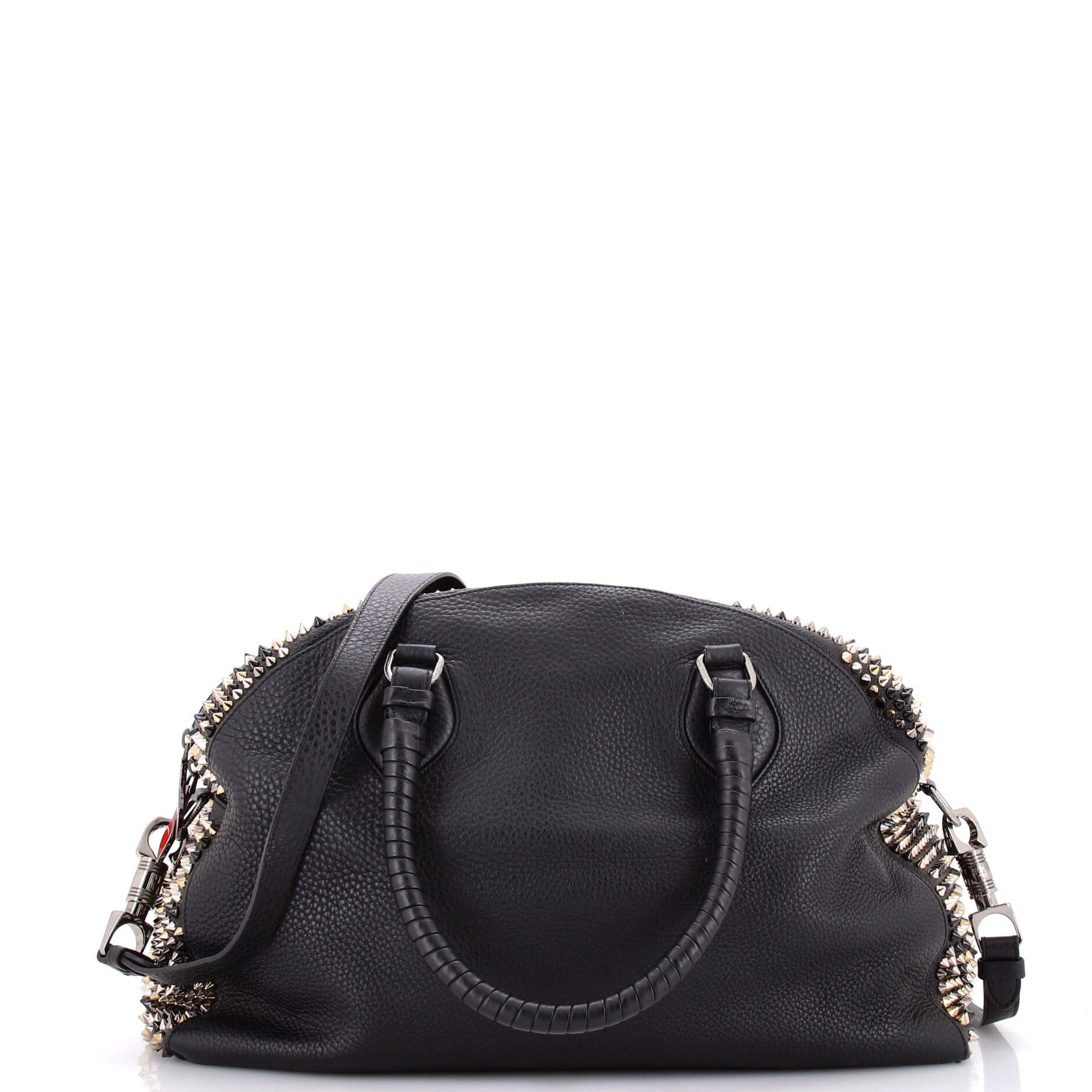 Panettone Convertible Satchel Spiked Leather Large