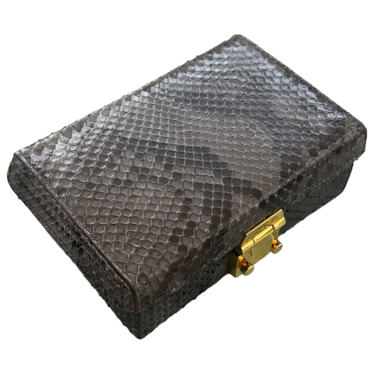 Grace leather clutch bag