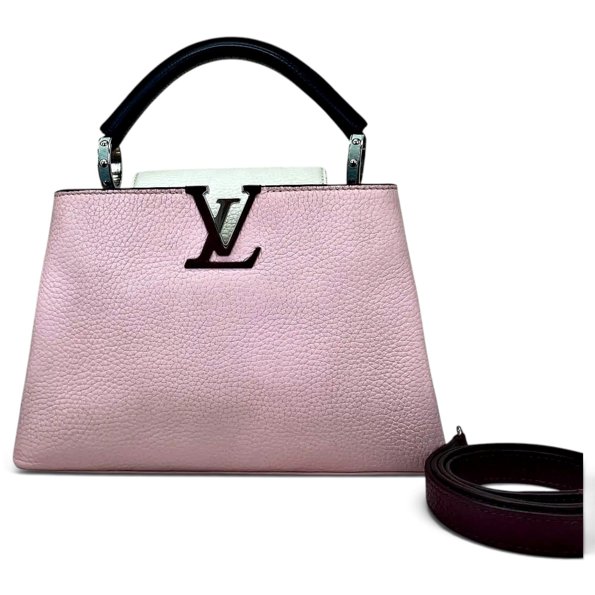 Capucines leather handbag