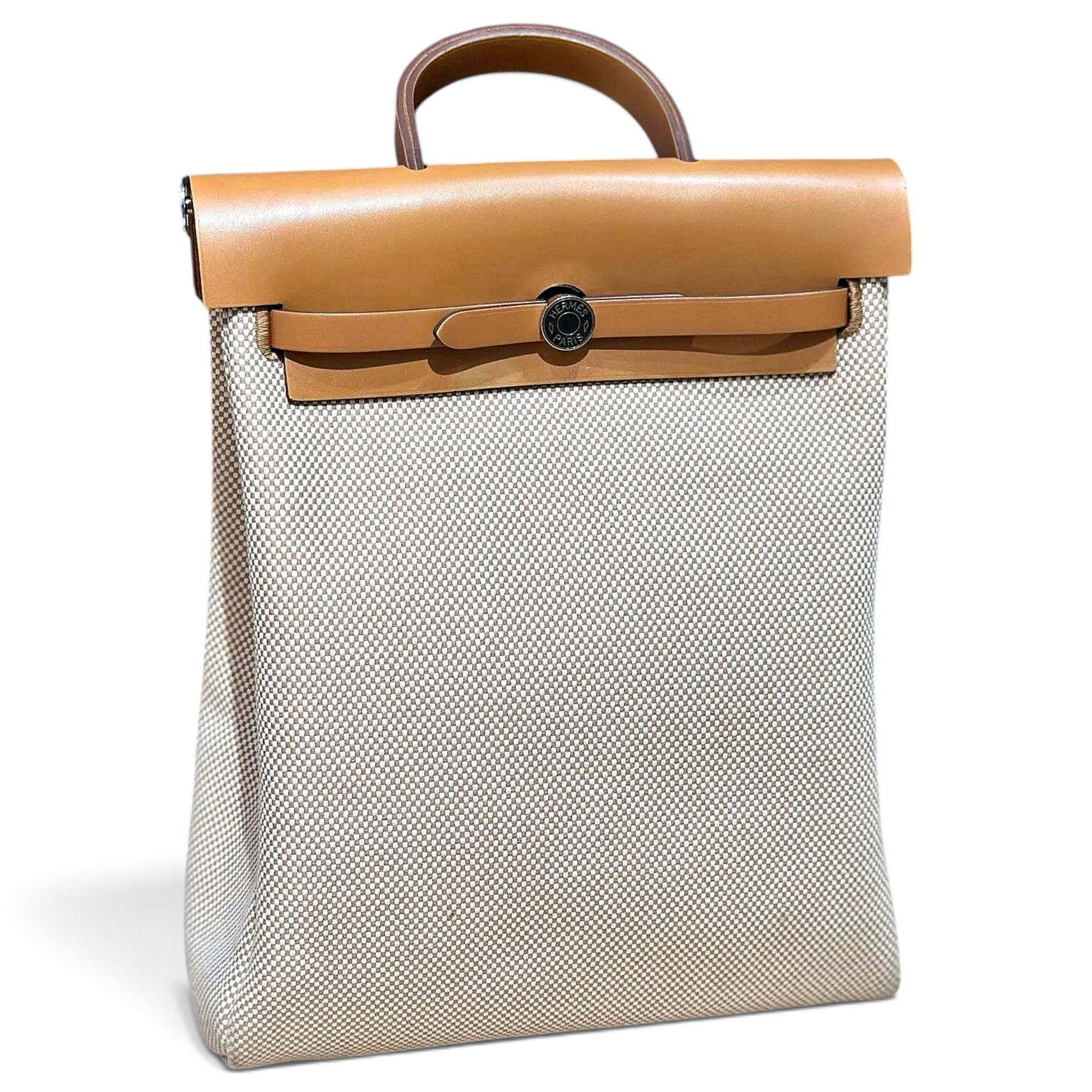 Hermes Herbag Handbag Beige 2021