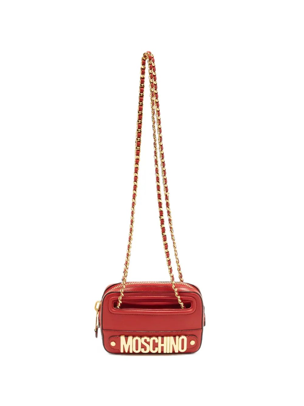 logo-lettering crossbody bag