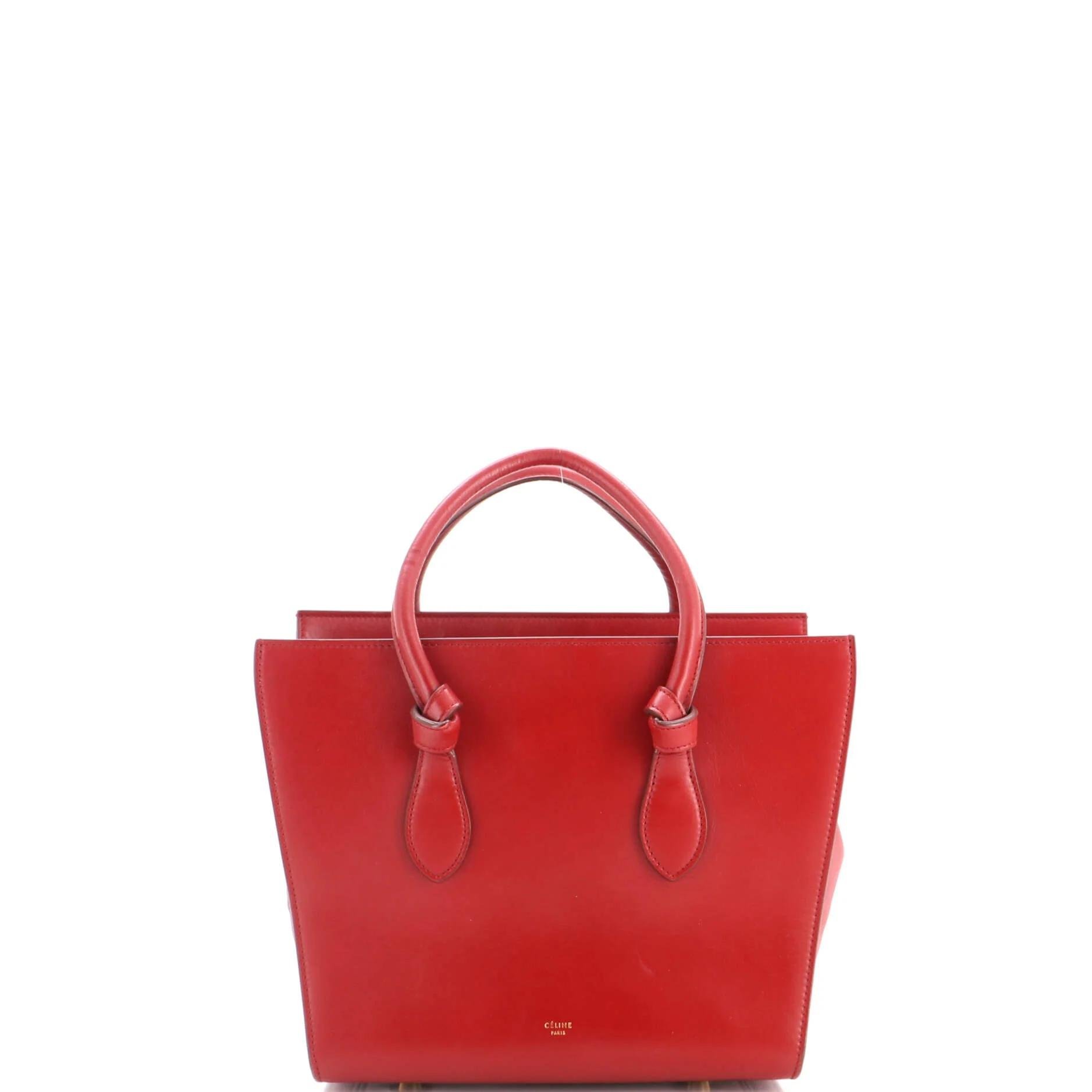 Leather tote
