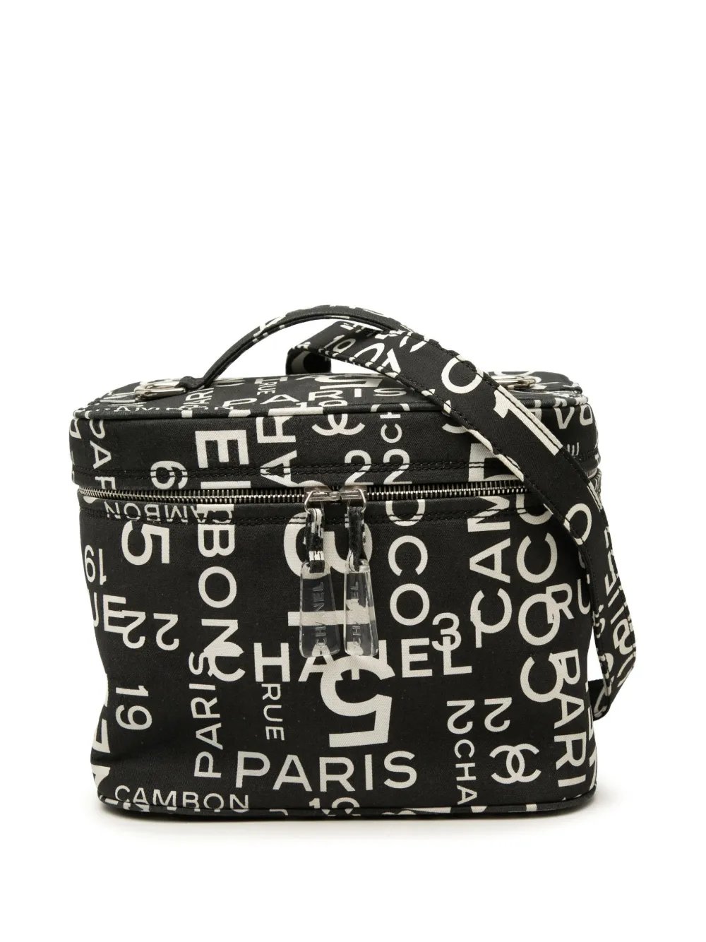 2002-2003 Printed Canvas 31 Rue Cambon Vanity Case satchel