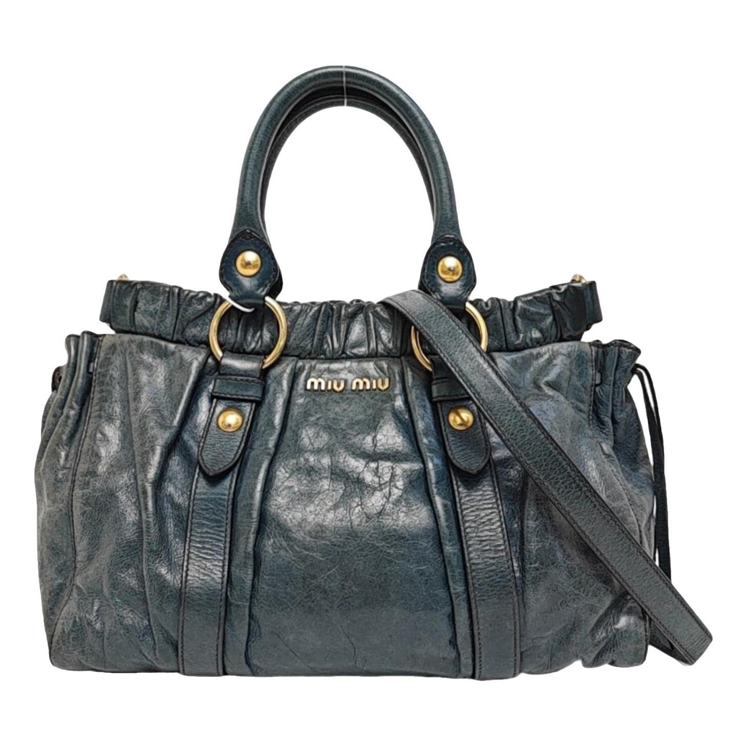 Leather handbag