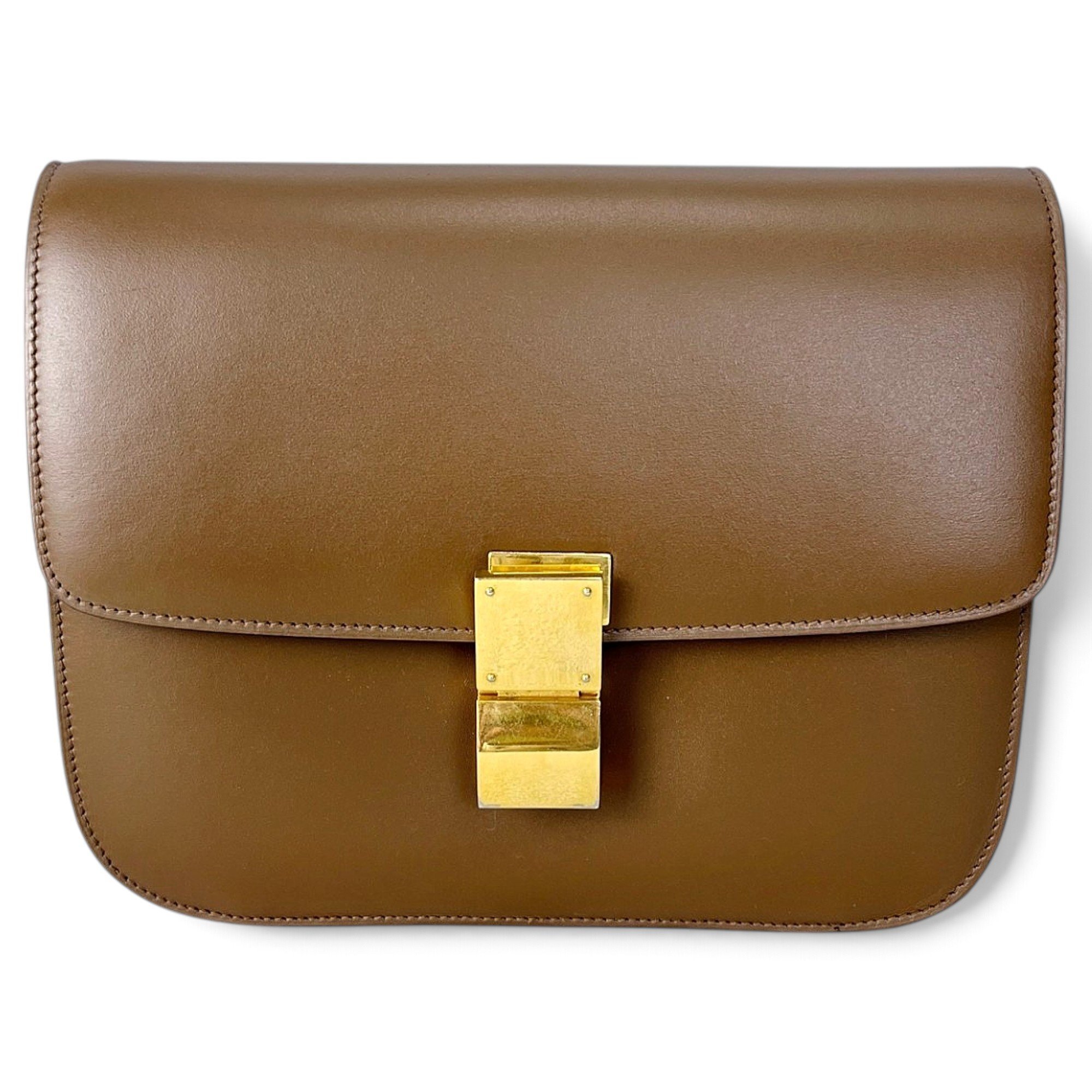 Classic leather handbag