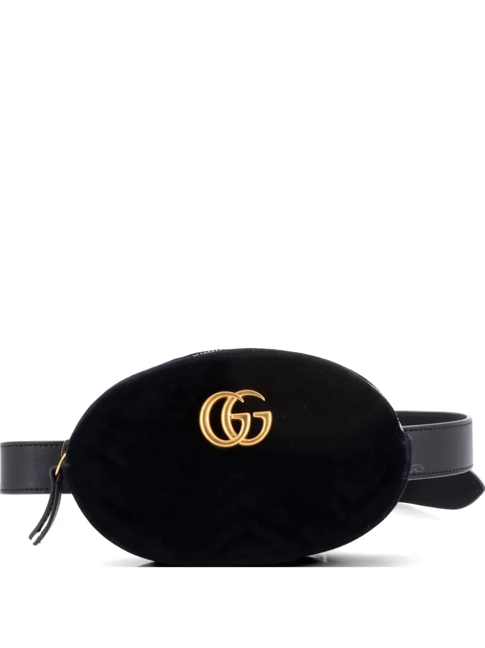 GG Marmont Matelasse Velvet belt bag