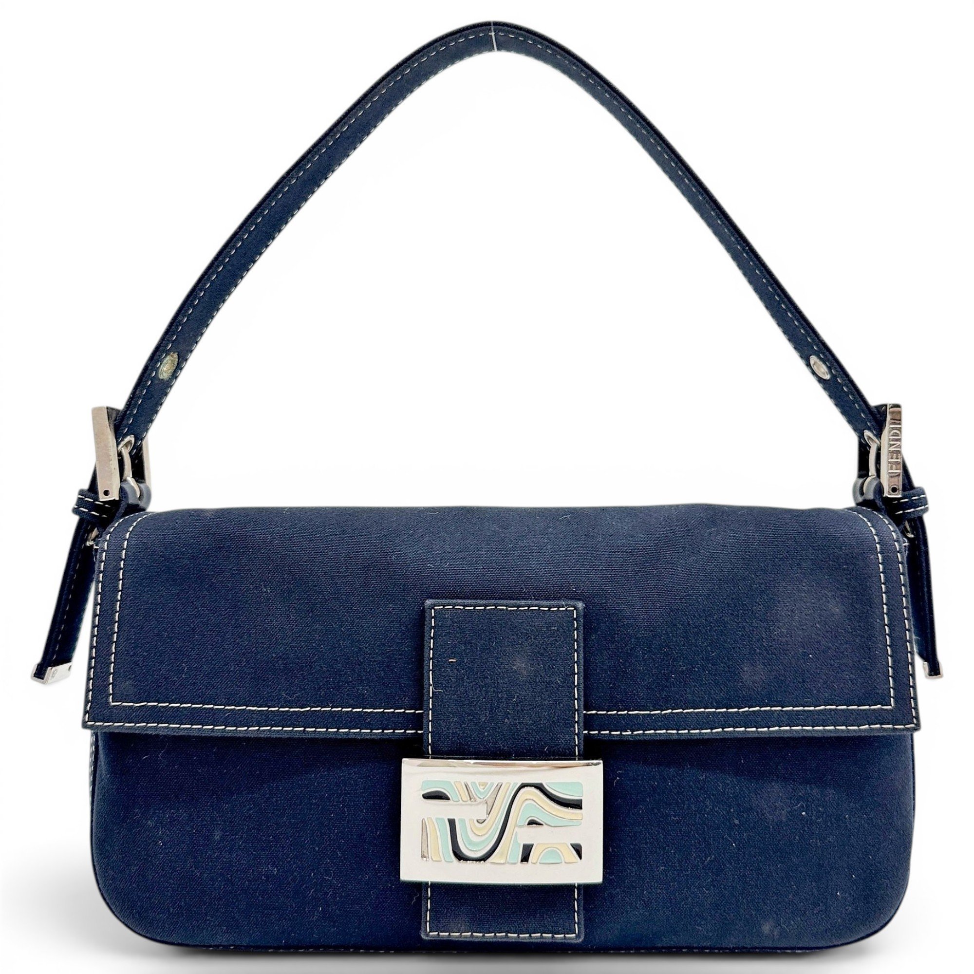 Baguette cloth handbag