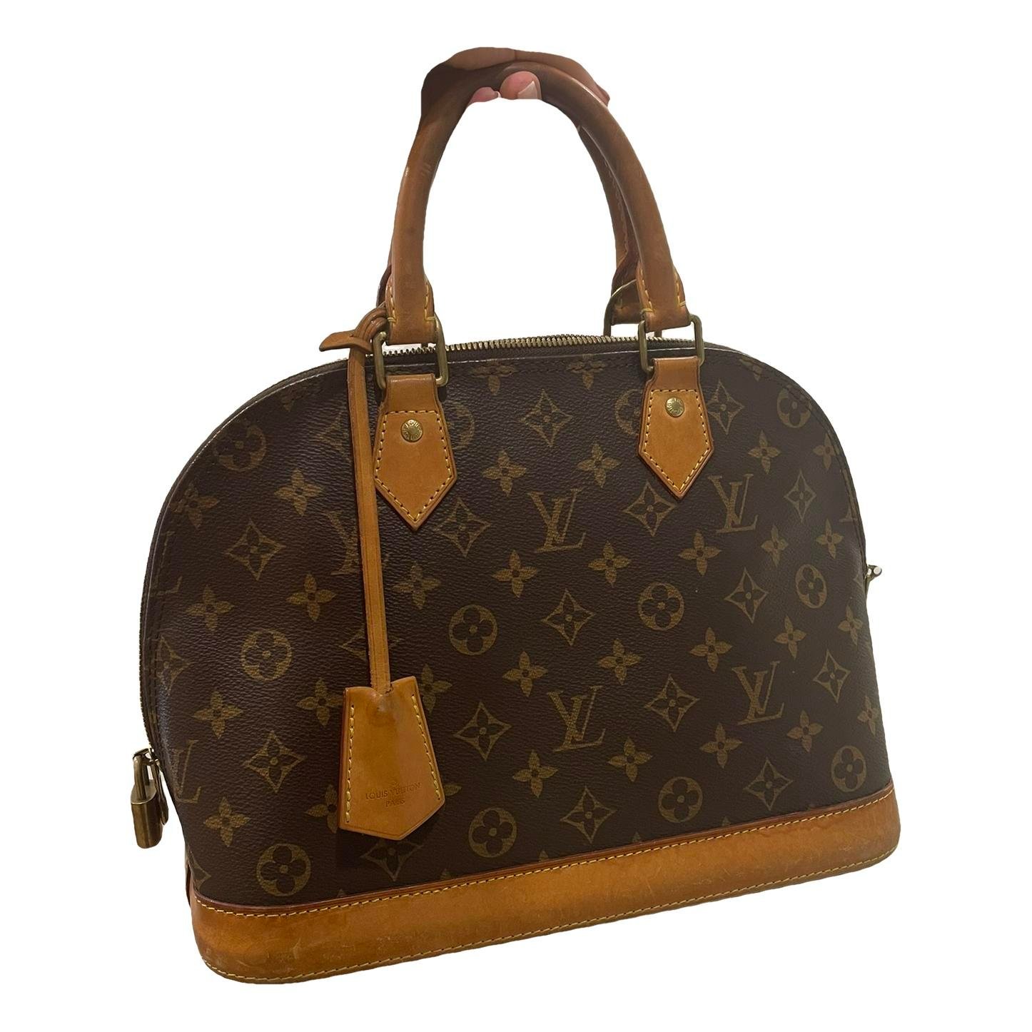 Alma leather handbag