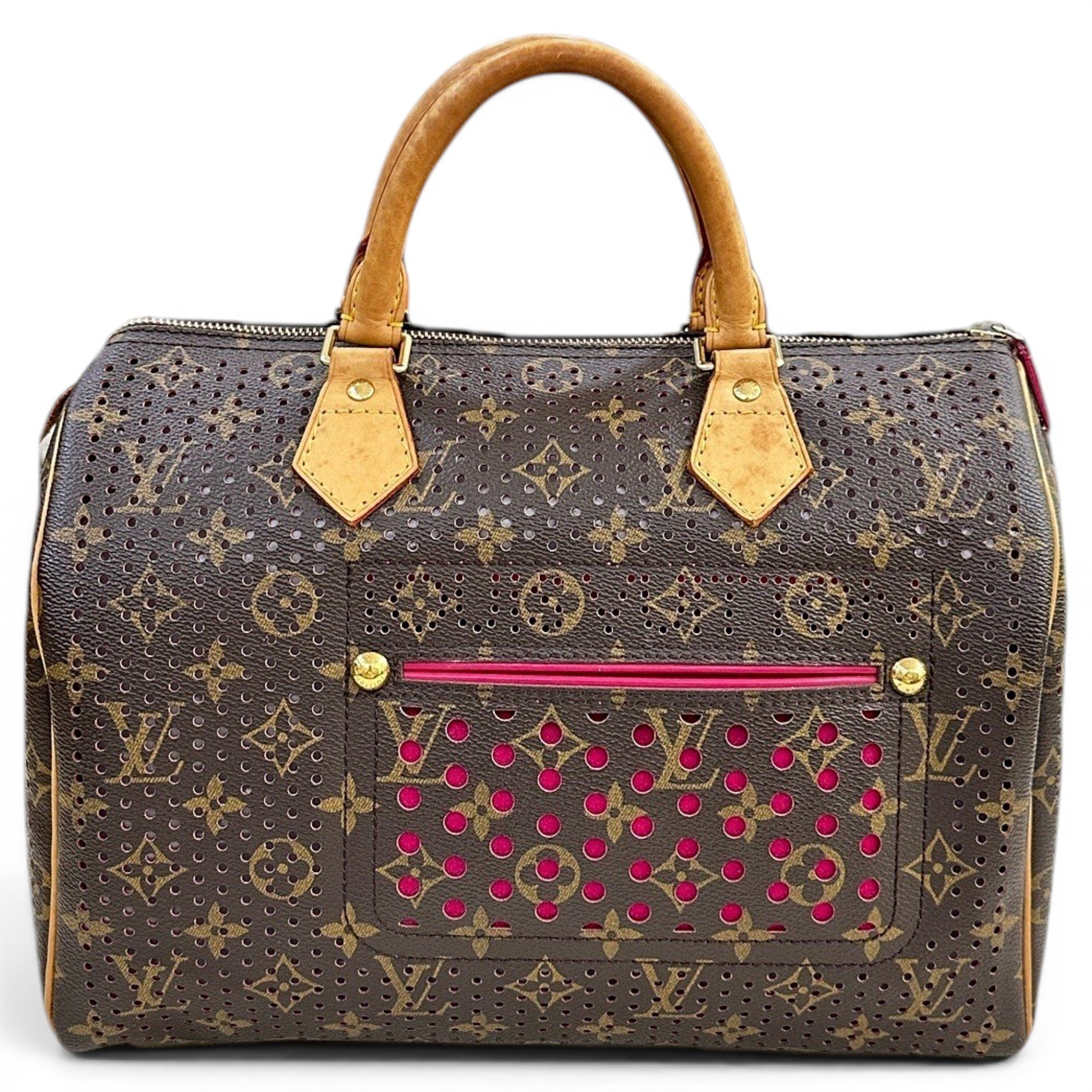 Speedy leather handbag