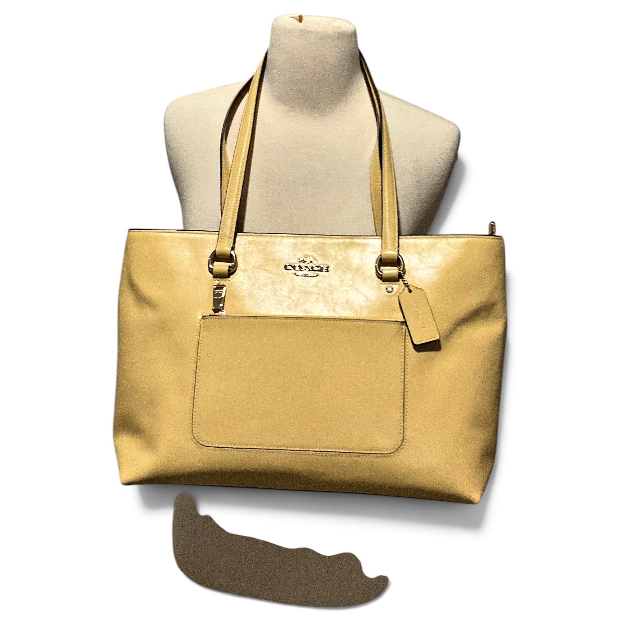 Leather tote