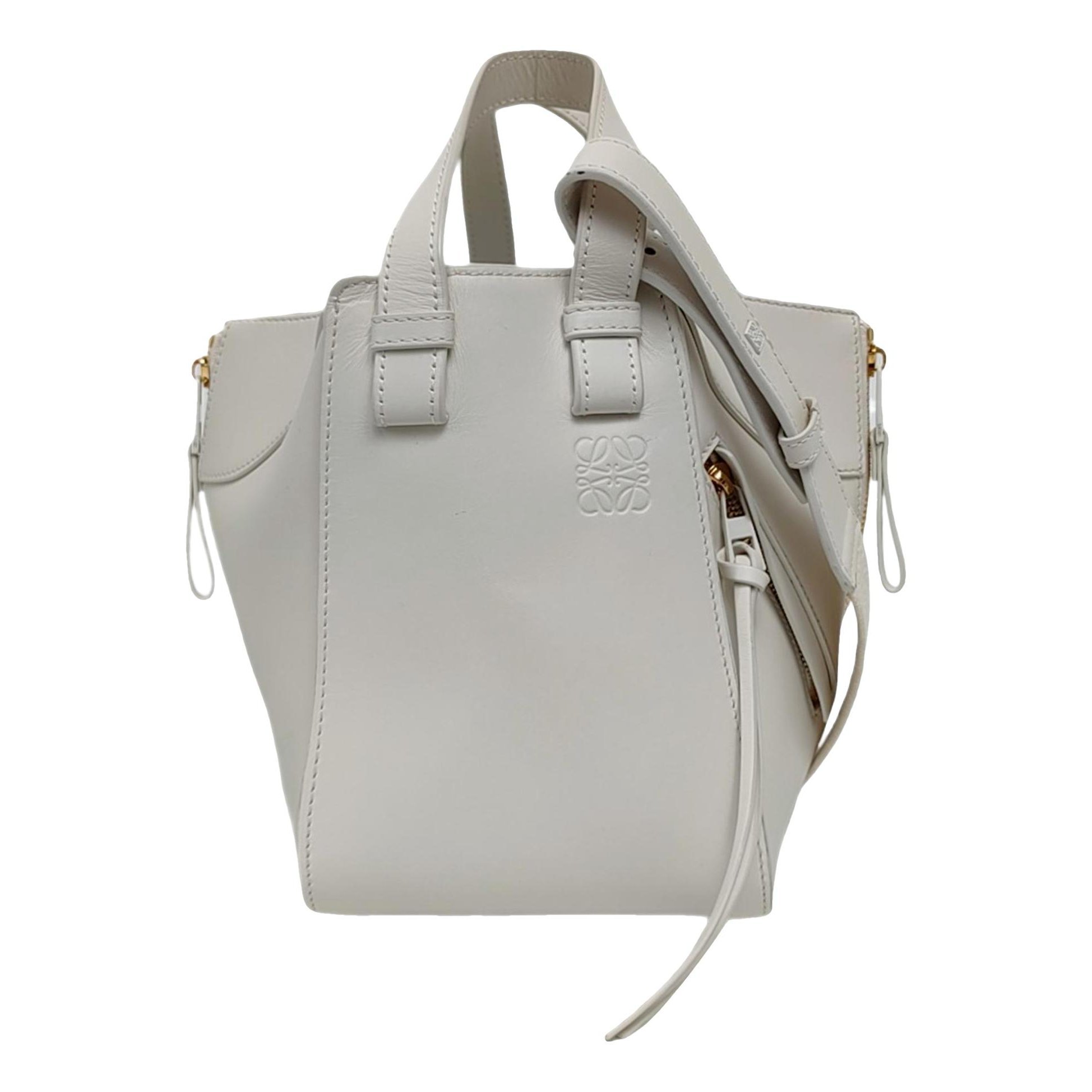 Hammock leather handbag