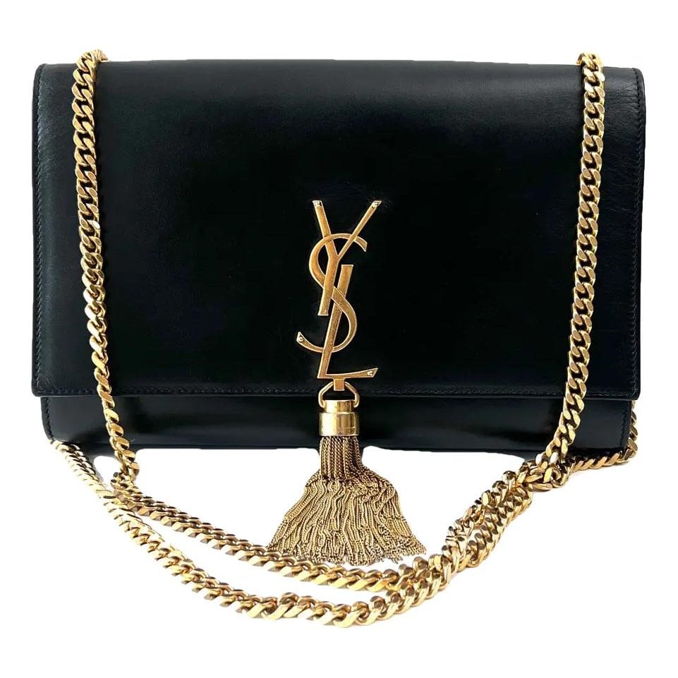 Pompom Kate leather handbag