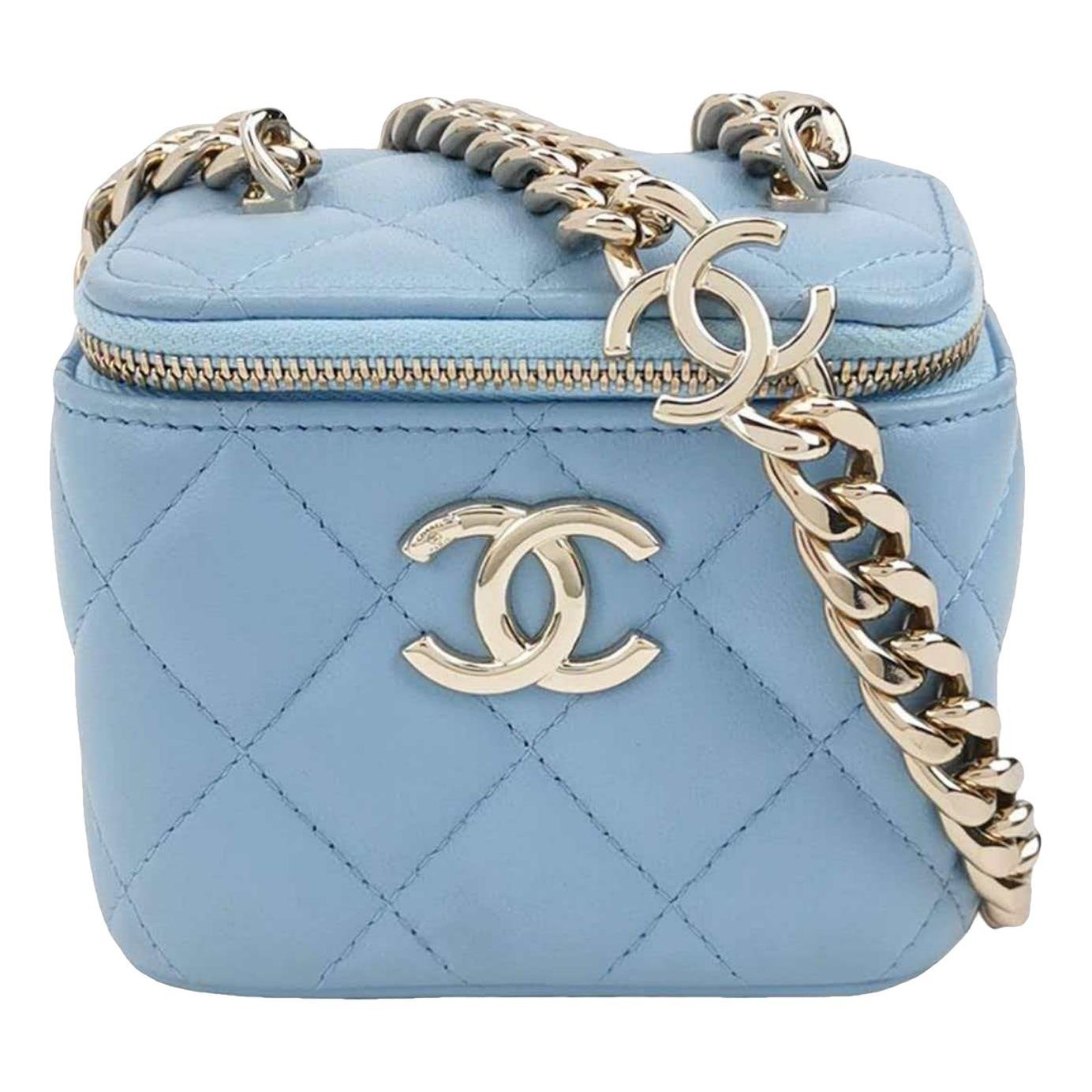 Trendy CC Vanity leather handbag