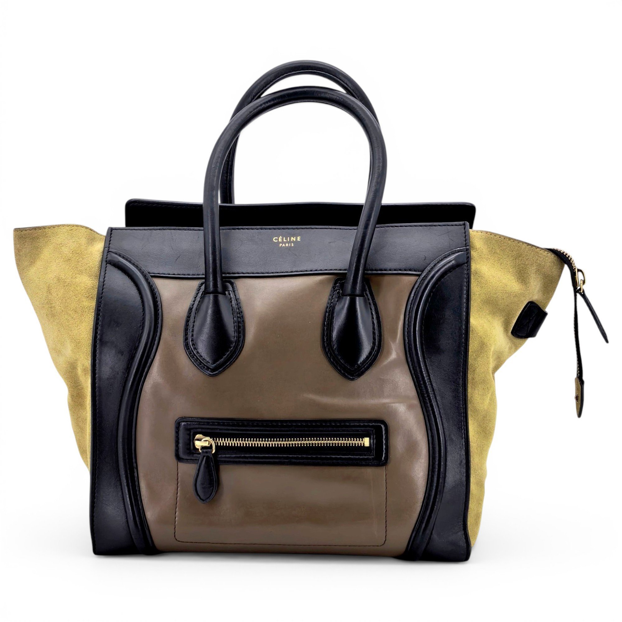 Luggage leather handbag