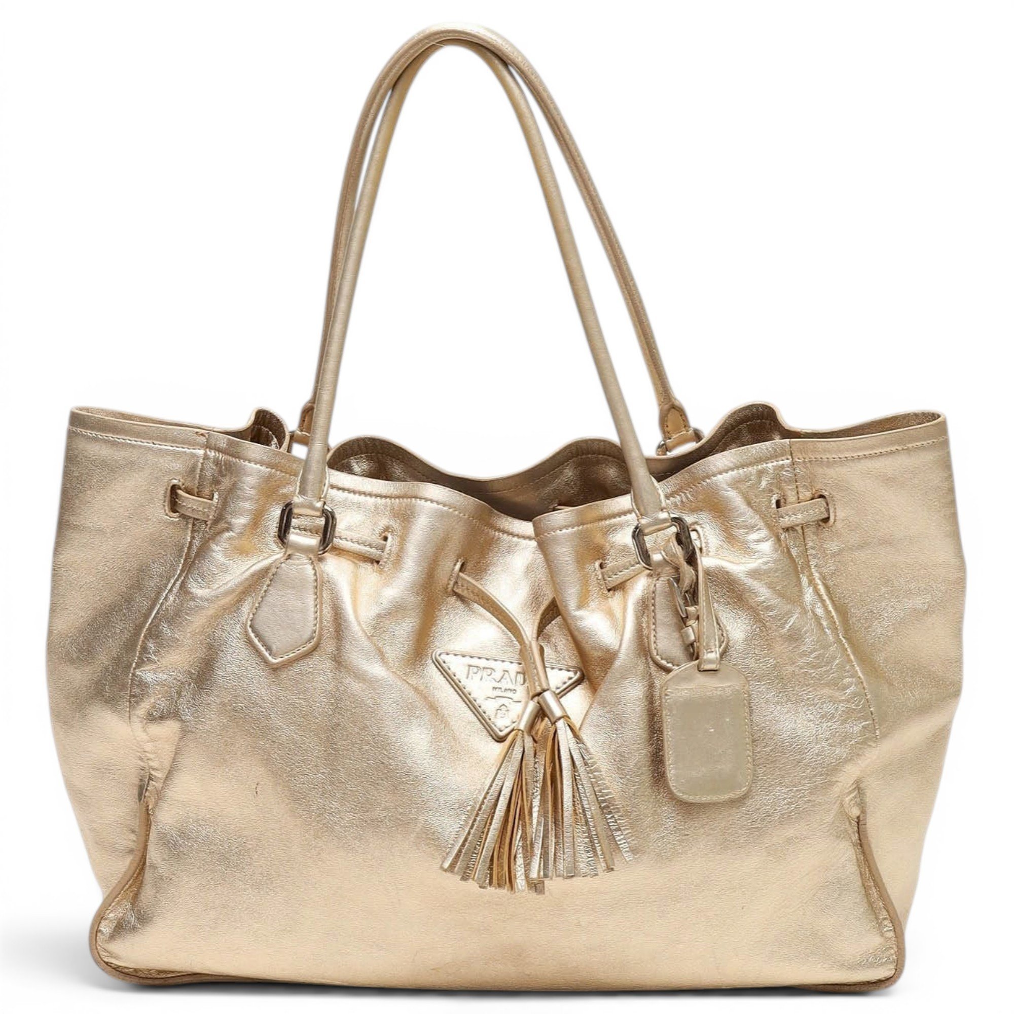 Leather tote
